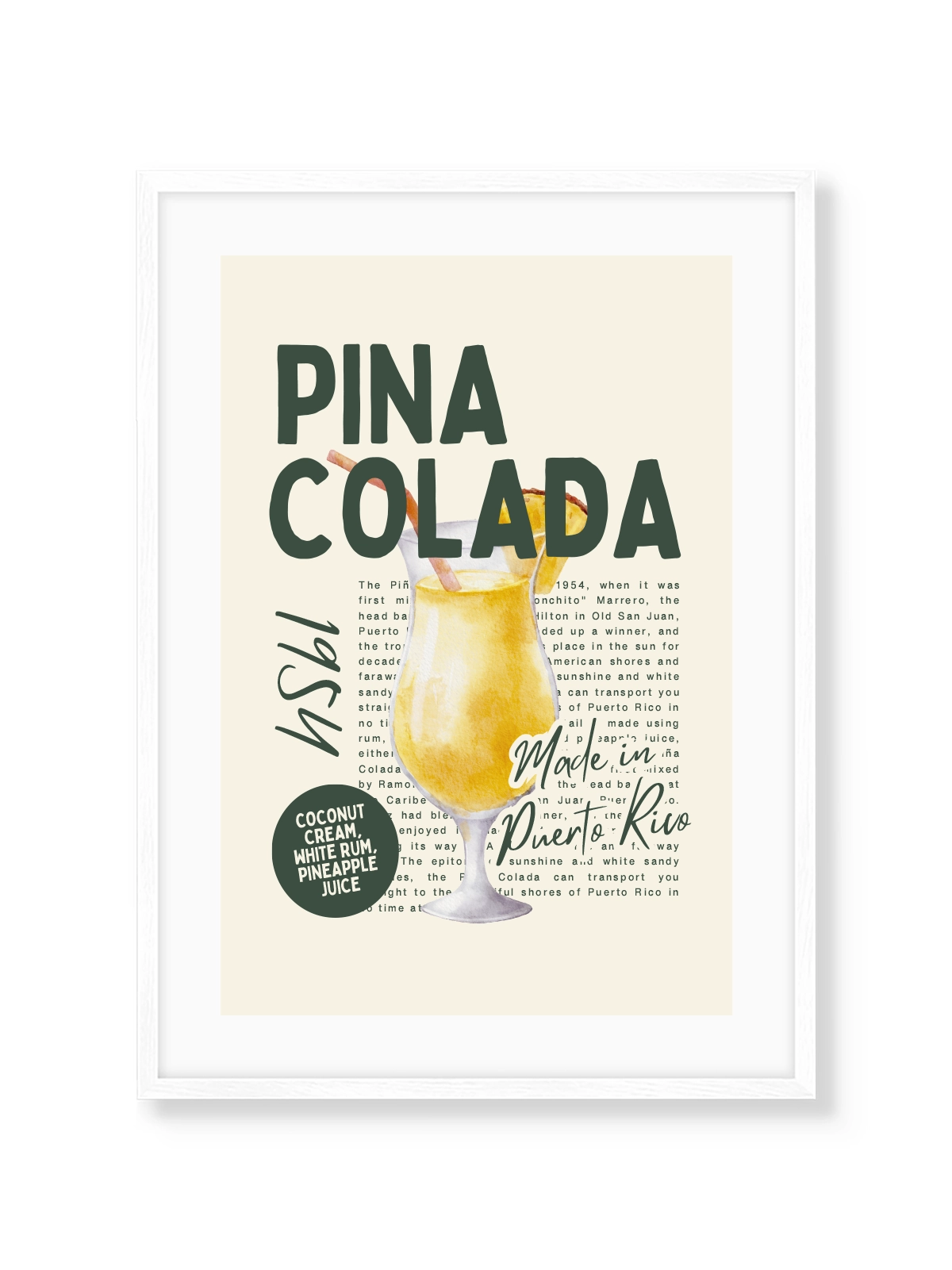 Retro Pina Colada
