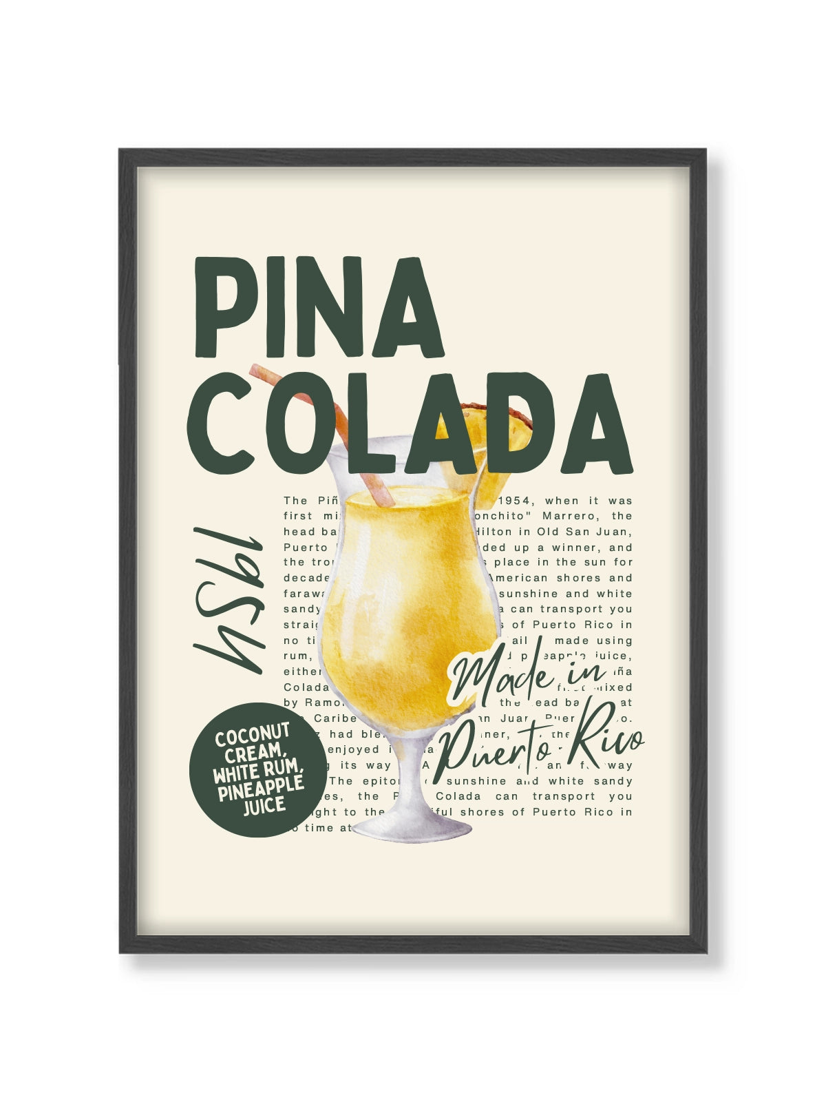 Retro Pina Colada