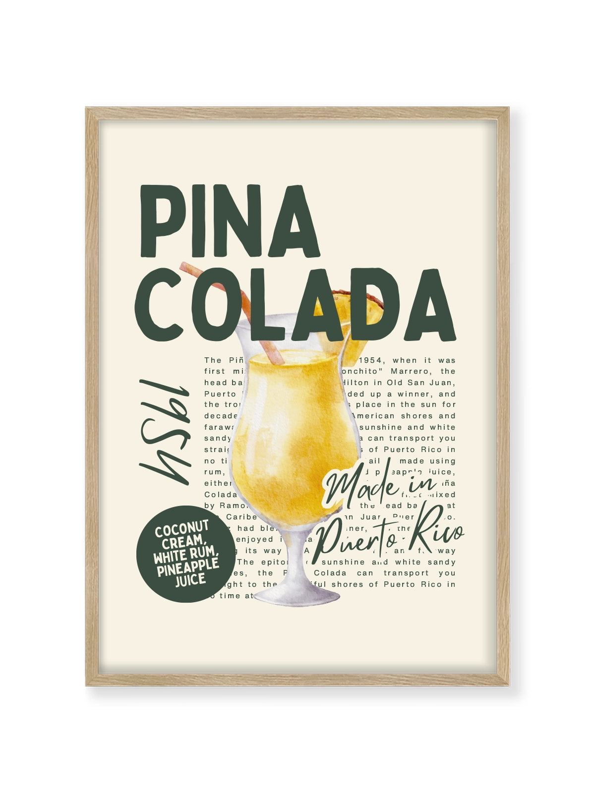 Retro Pina Colada