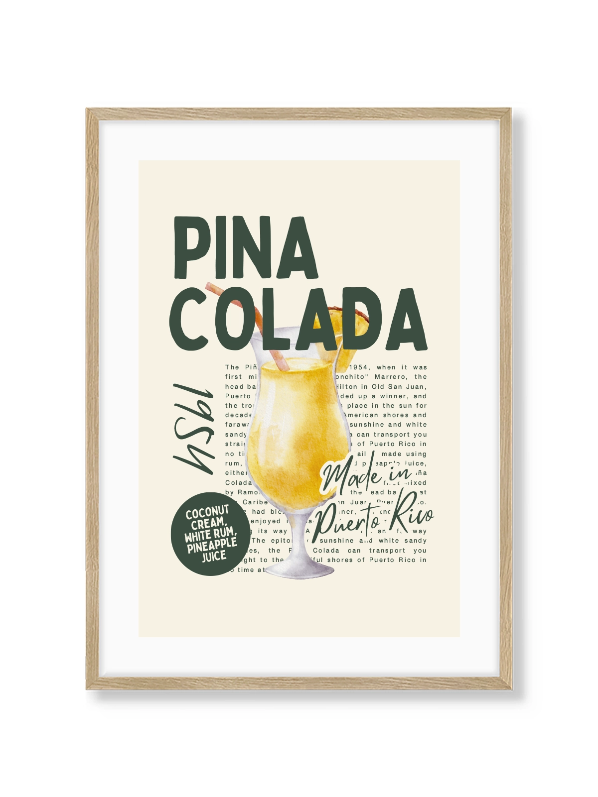 Retro Pina Colada