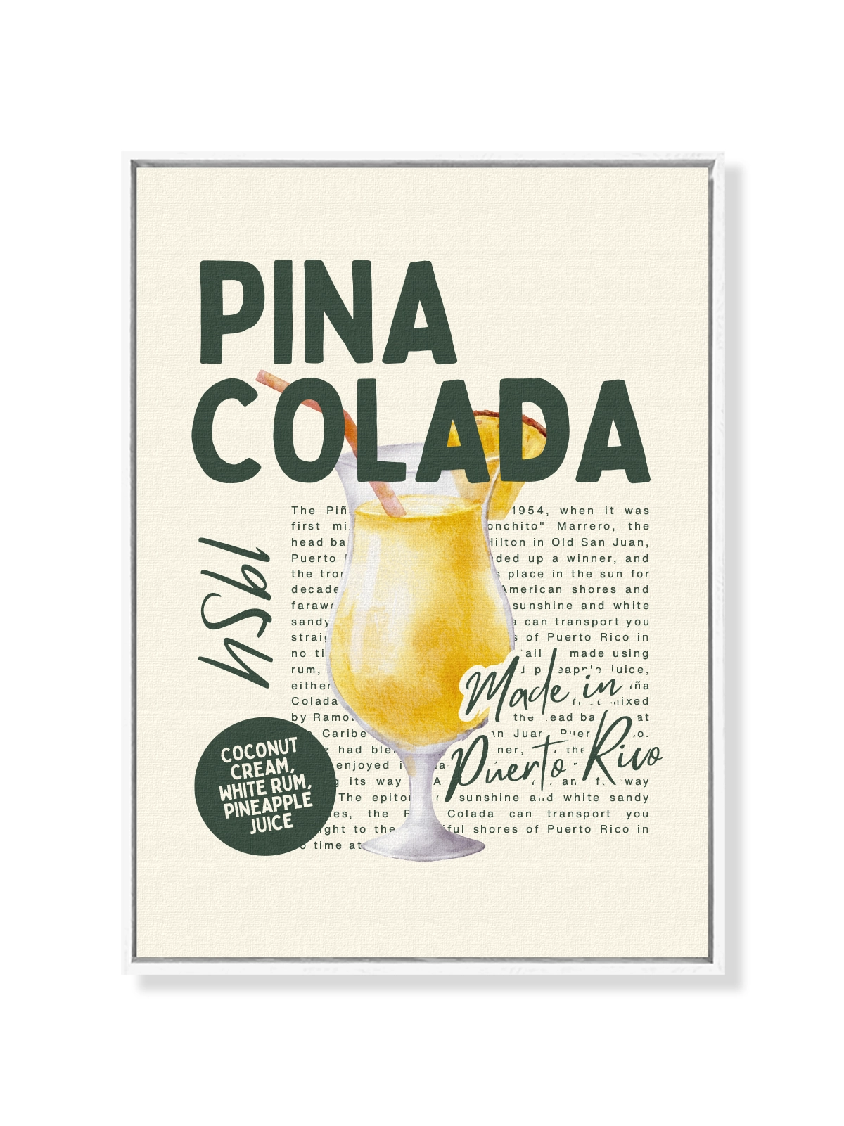 Retro Pina Colada