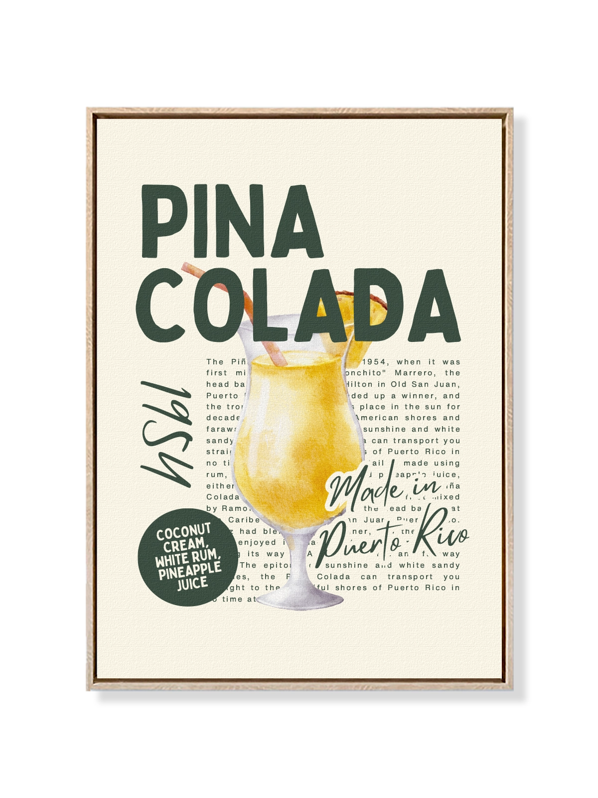 Retro Pina Colada