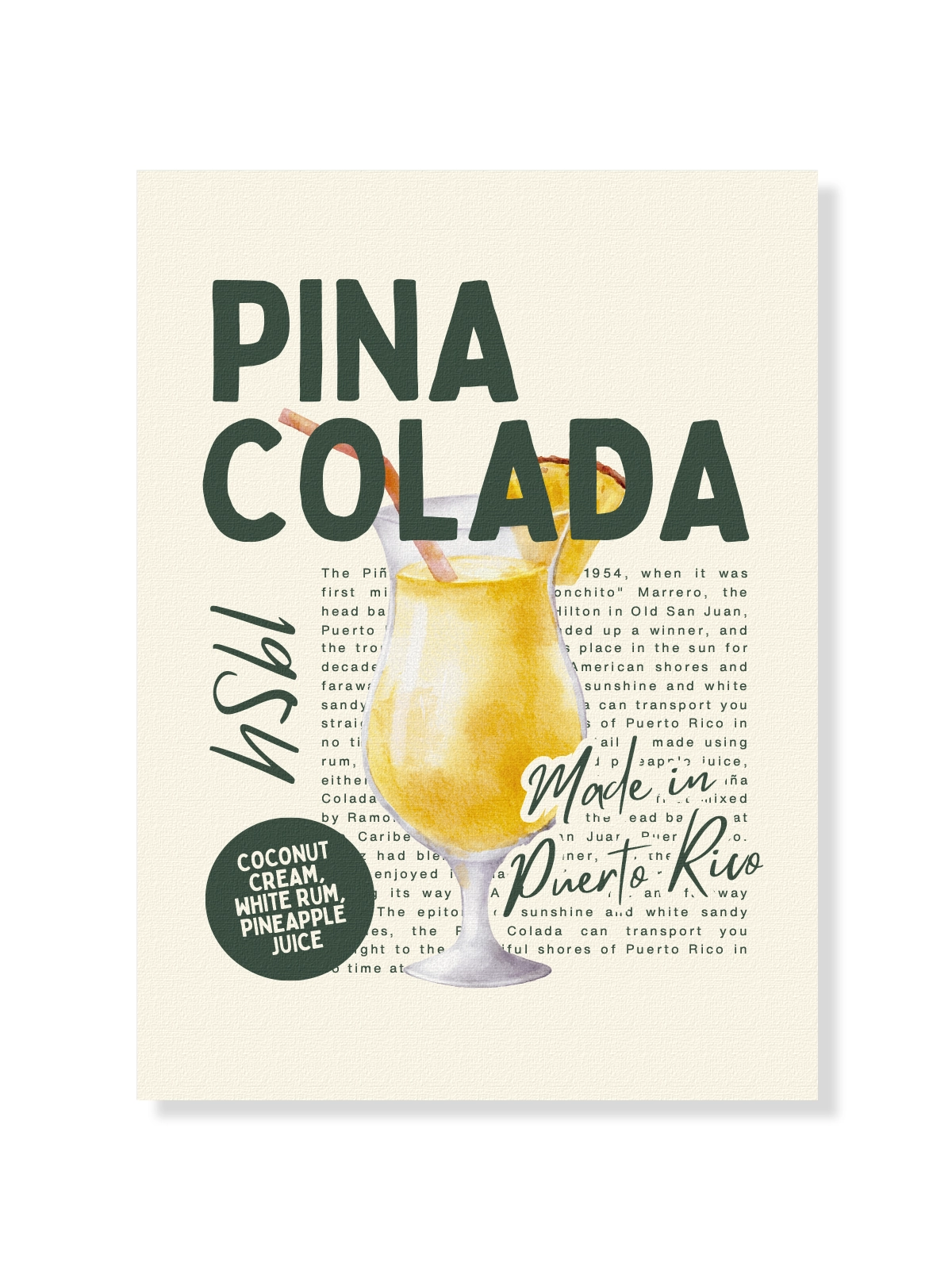 Retro Pina Colada