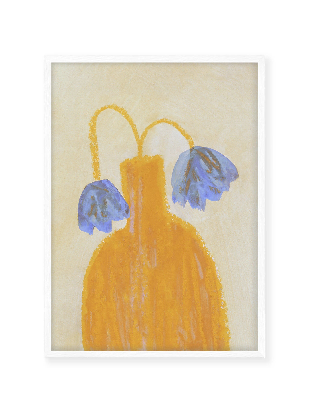 Still Life with a Vase and Two Flowers