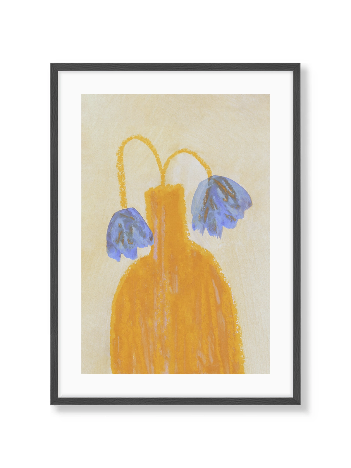 Still Life with a Vase and Two Flowers