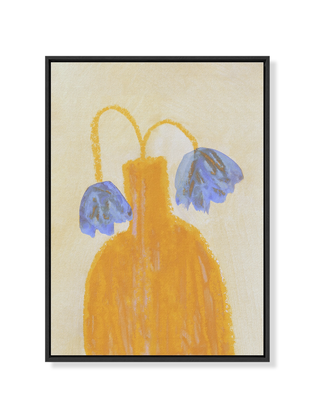 Still Life with a Vase and Two Flowers