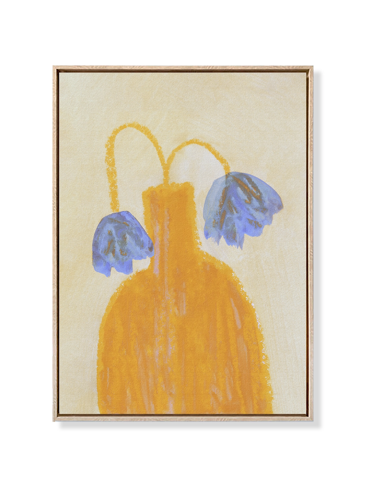 Still Life with a Vase and Two Flowers