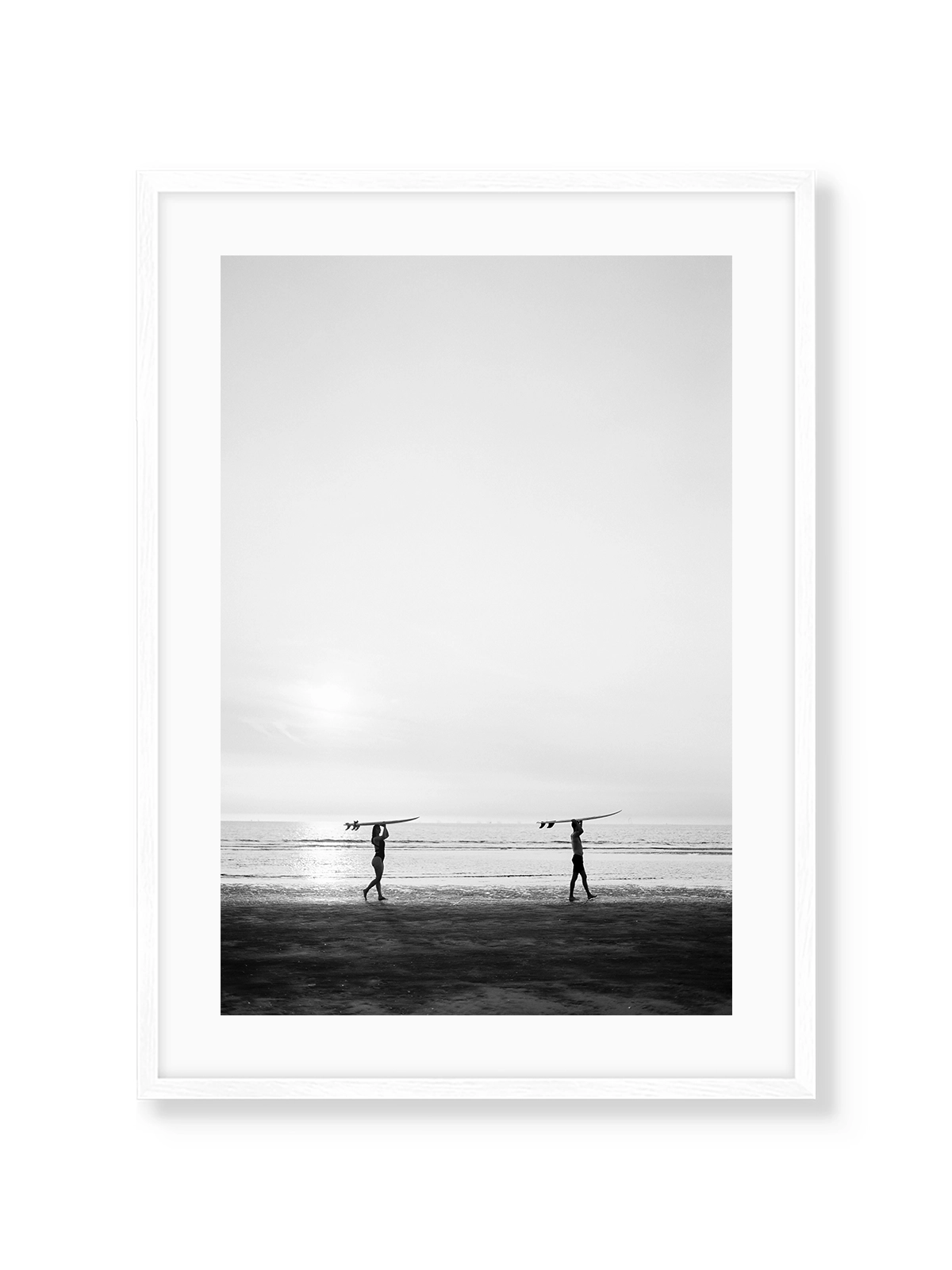 Surfer couple