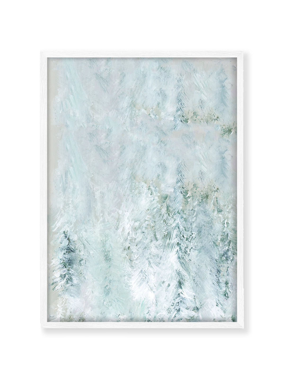 Winter White Forest Scene I