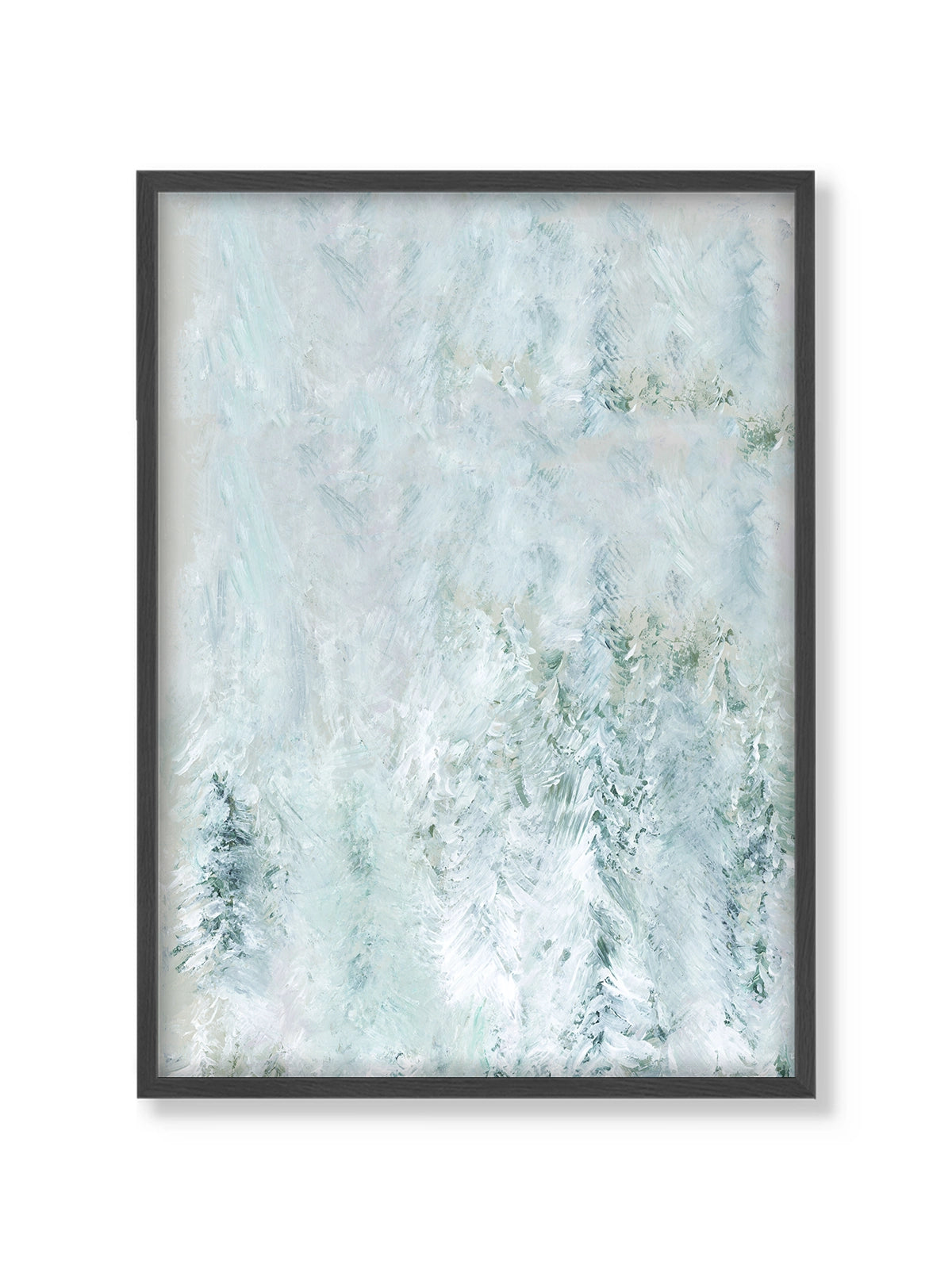 Winter White Forest Scene I