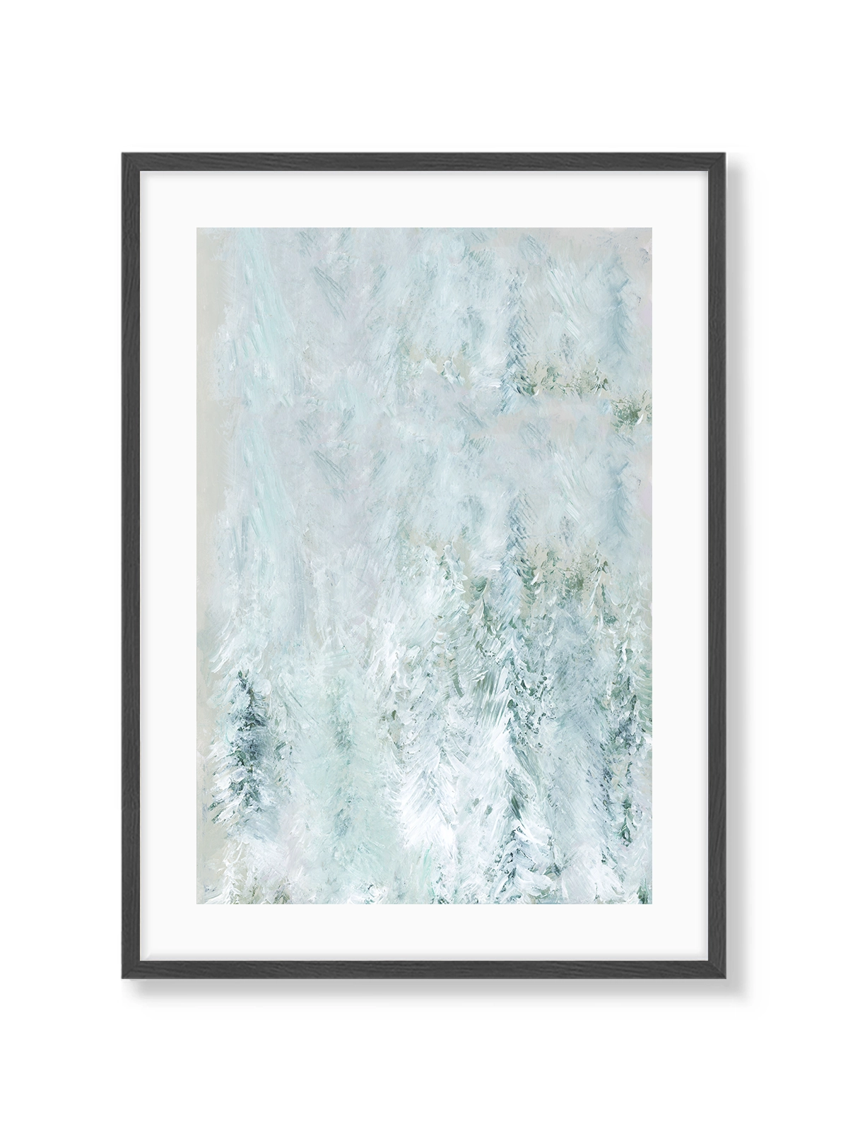 Winter White Forest Scene I