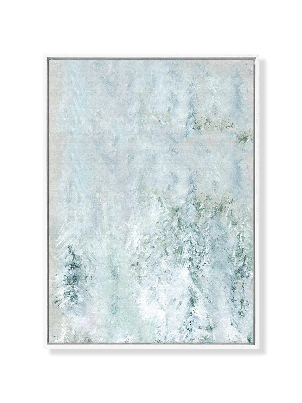 Winter White Forest Scene I