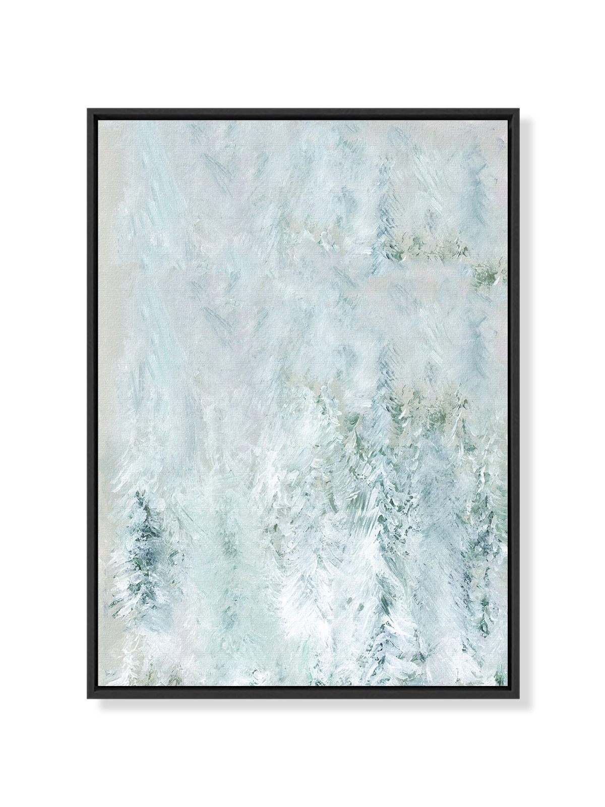 Winter White Forest Scene I