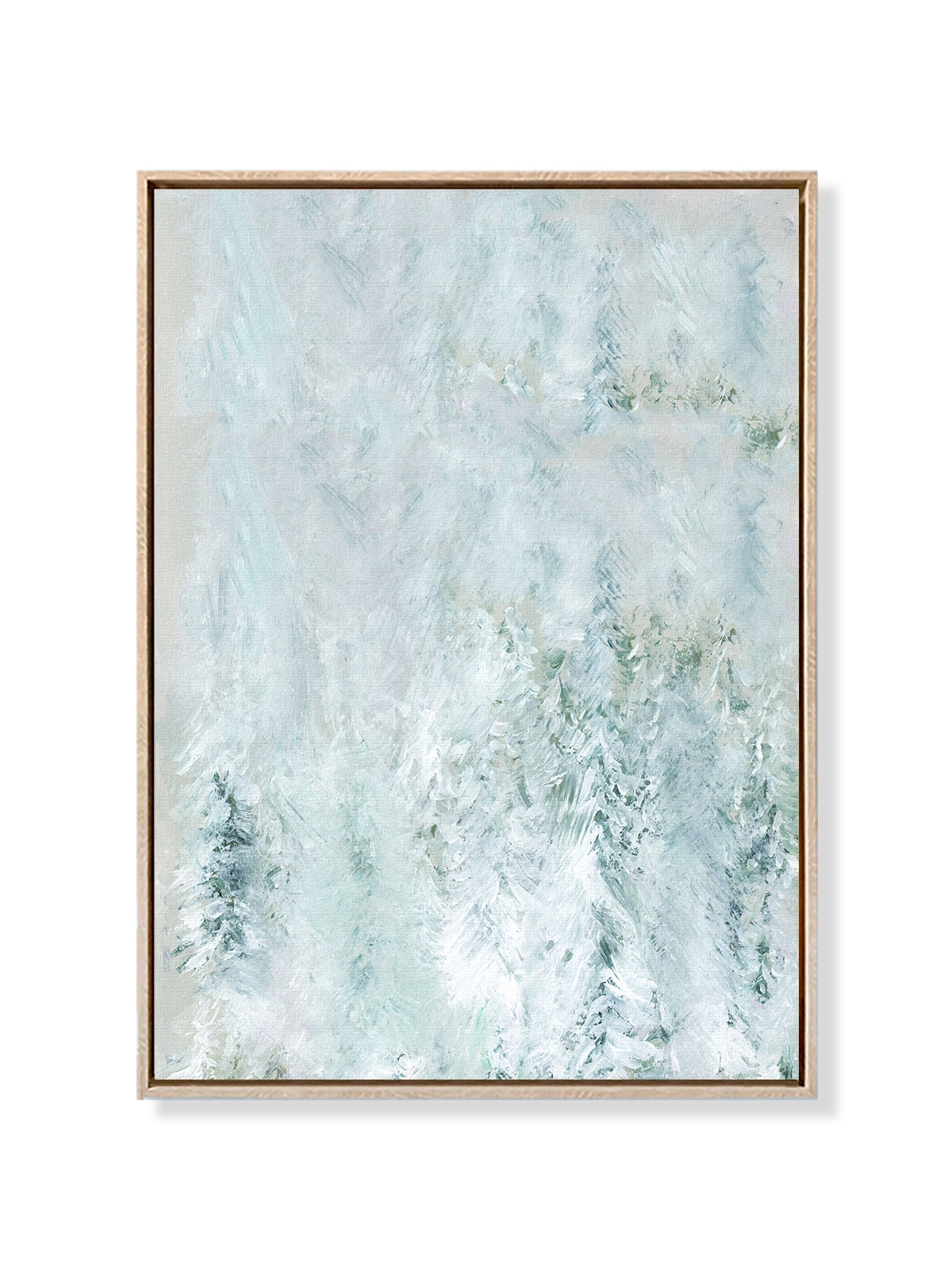 Winter White Forest Scene I