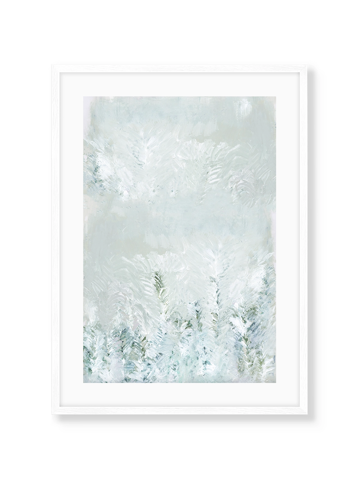 Winter White Forest Scene II