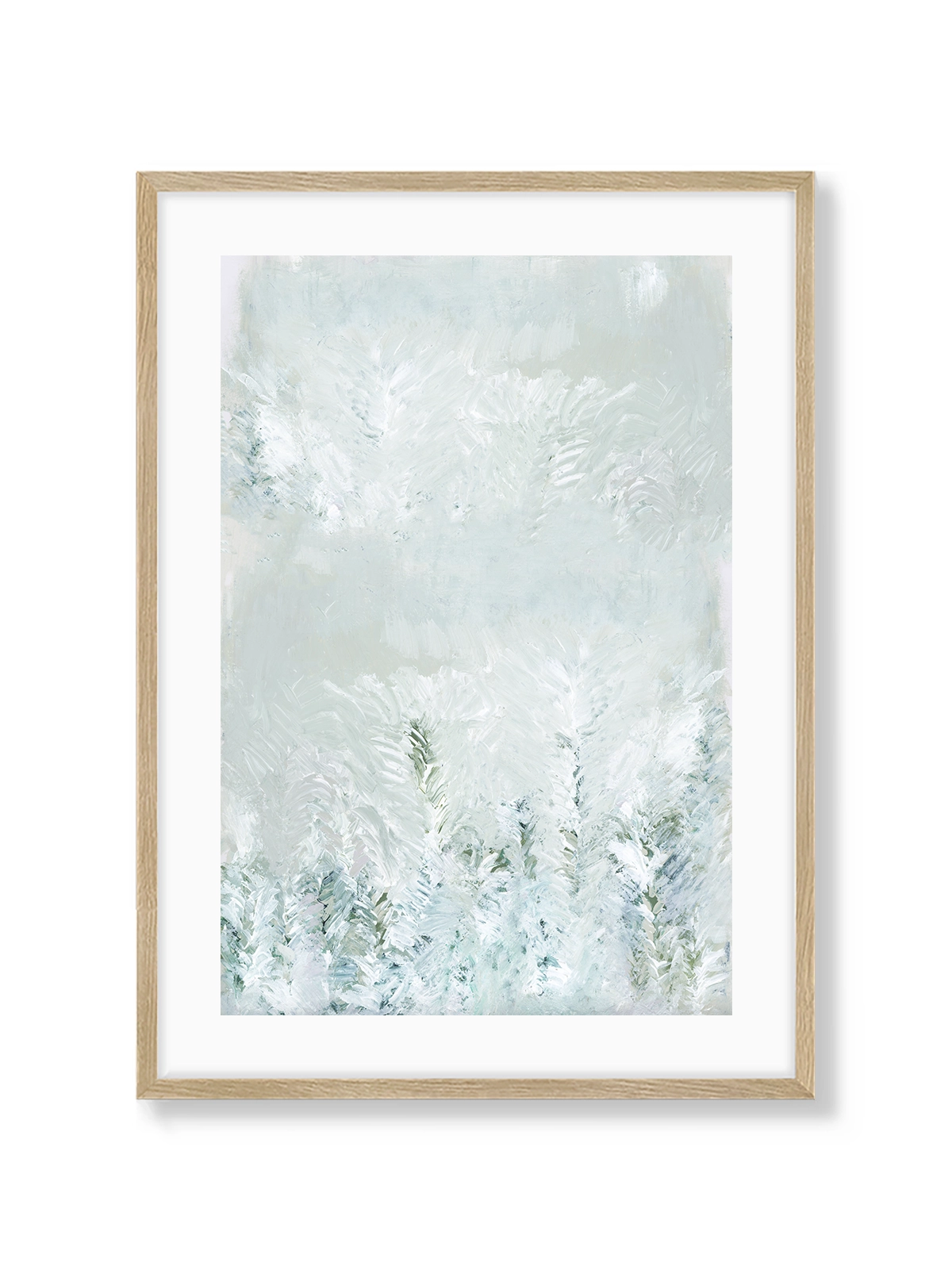 Winter White Forest Scene II