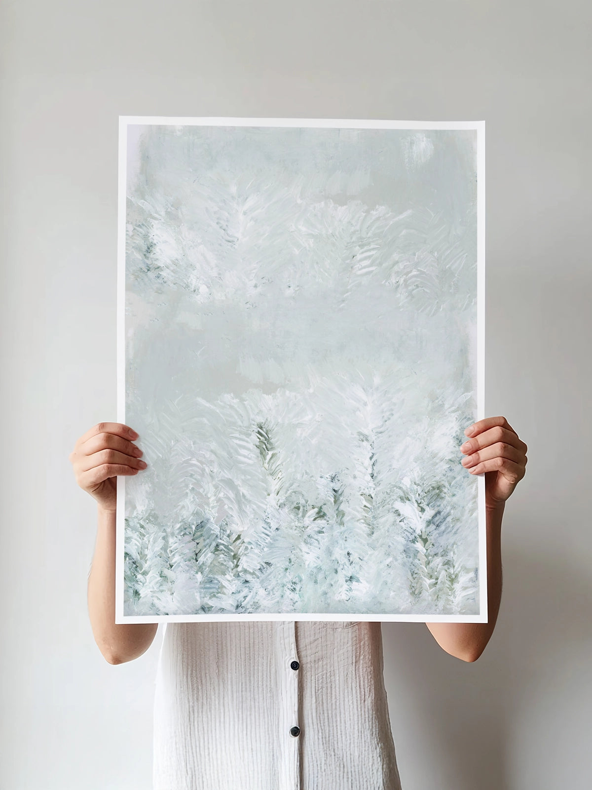 Winter White Forest Scene II