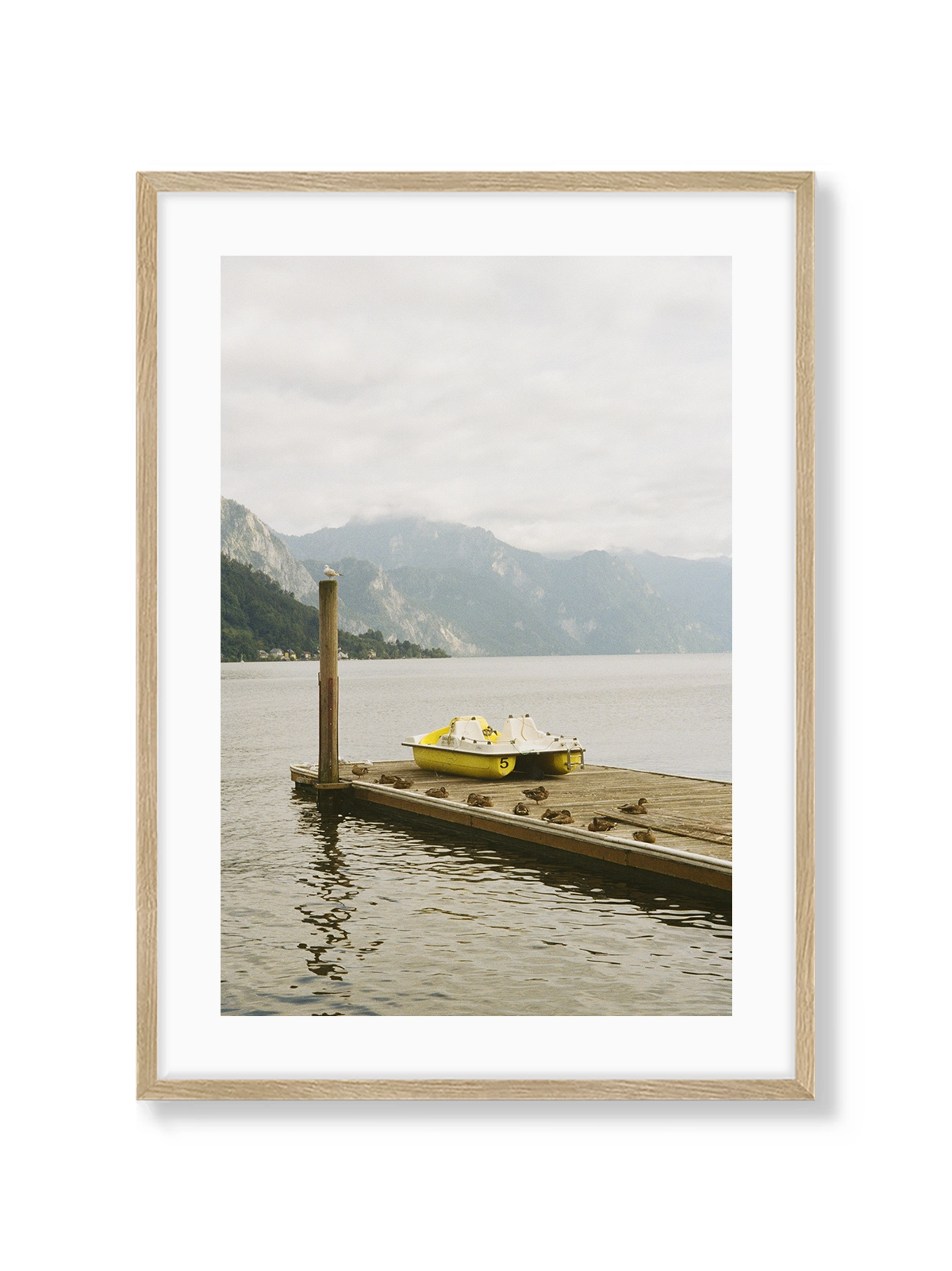 Yellow Boat at the Lake