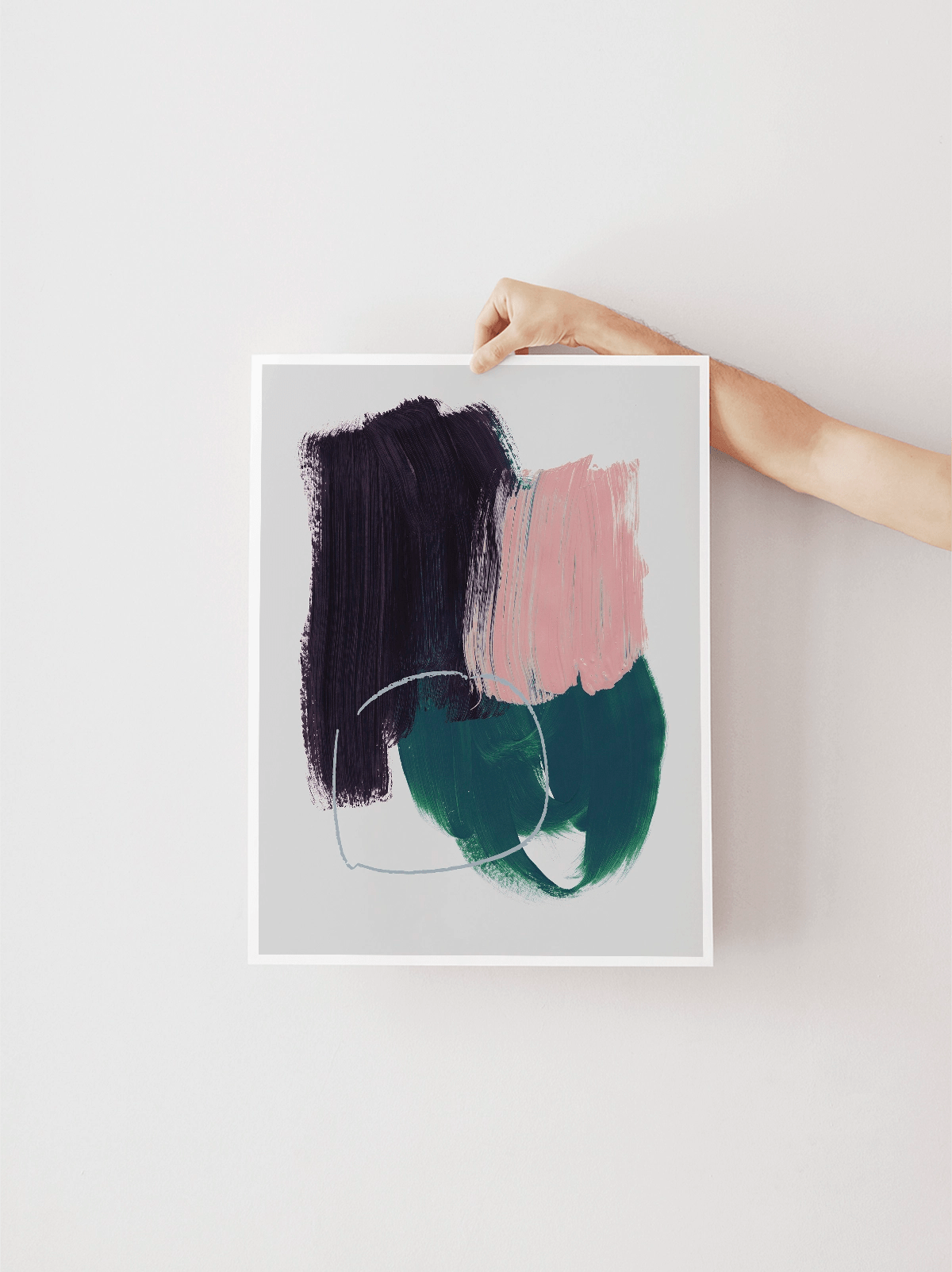 Abstract Brush Strokes 10 - Lámina de Mareike Böhmer - Decora tu casa en Nomadart