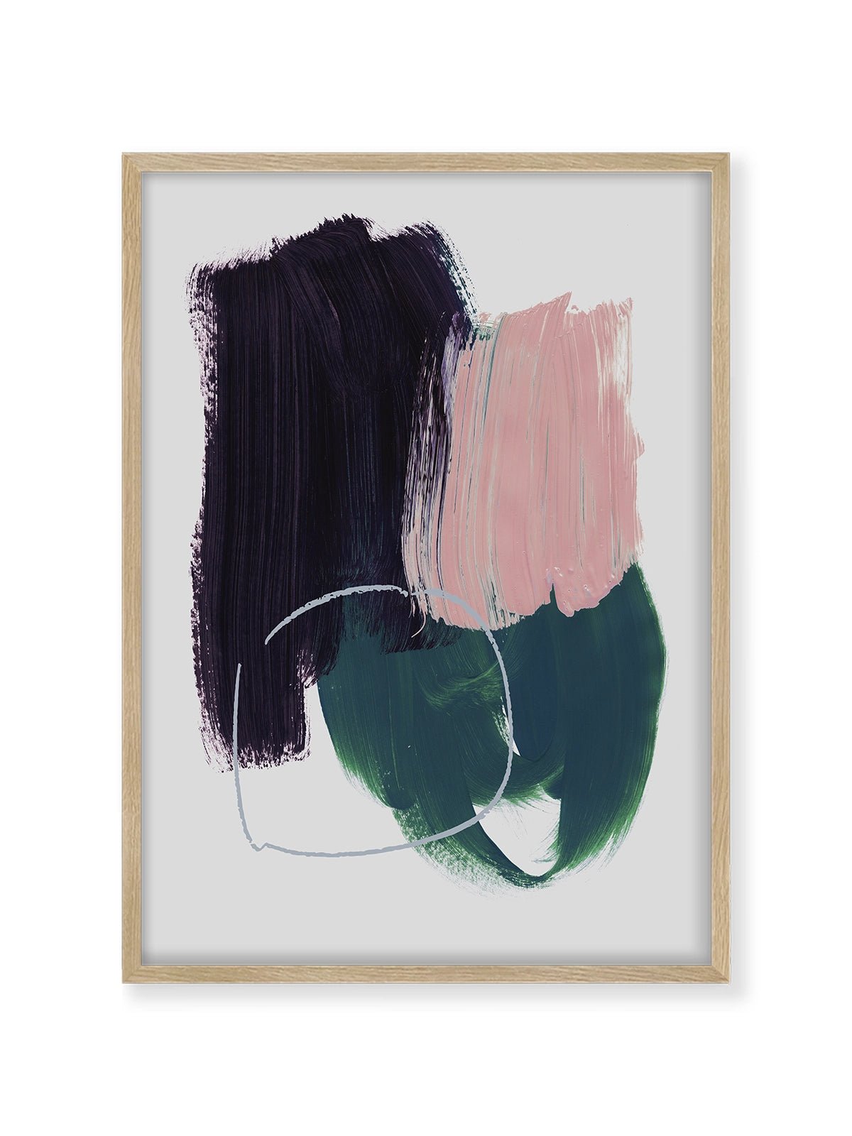 Abstract Brush Strokes 10 - Lámina de Mareike Böhmer - Decora tu casa en Nomadart