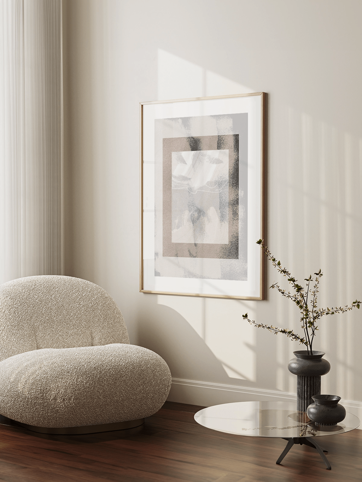 Abstract Brush Strokes 17 - Lámina de Mareike Böhmer - Decora tu casa en Nomadart