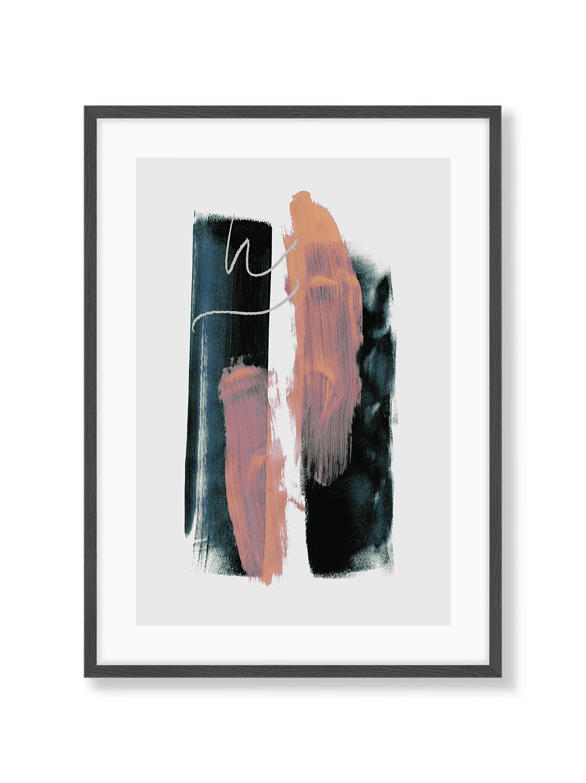 Abstract Brush Strokes 3X - Lámina de Mareike Böhmer - Decora tu casa en Nomadart