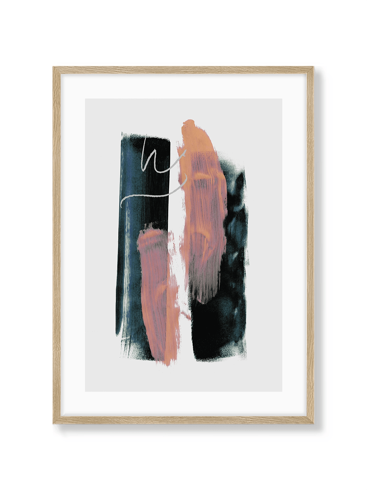 Abstract Brush Strokes 3X - Lámina de Mareike Böhmer - Decora tu casa en Nomadart