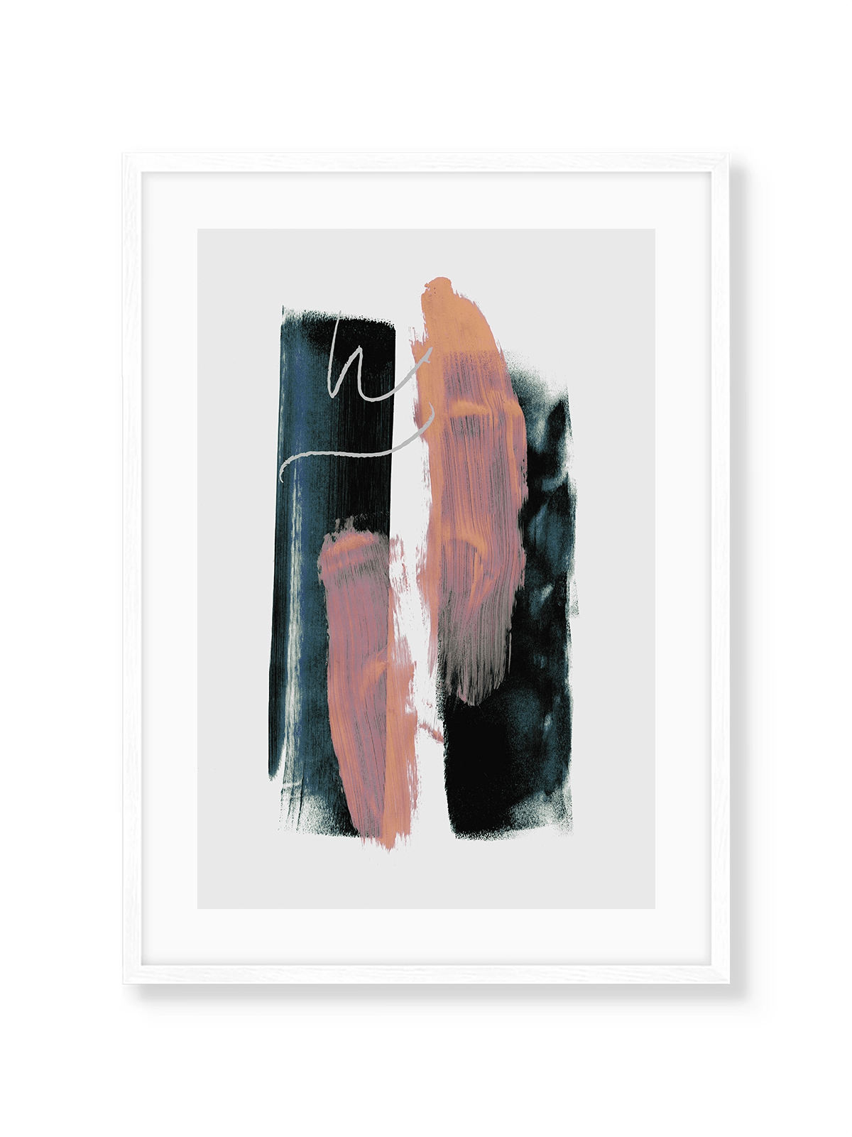 Abstract Brush Strokes 3X - Lámina de Mareike Böhmer - Decora tu casa en Nomadart