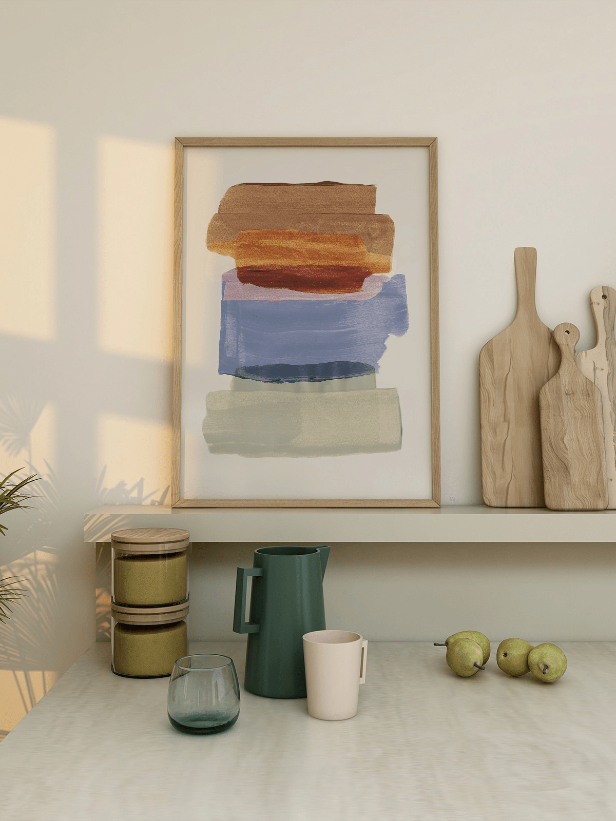 Abstract Brush Strokes 49 - Lámina de Mareike Böhmer - Decora tu casa en Nomadart