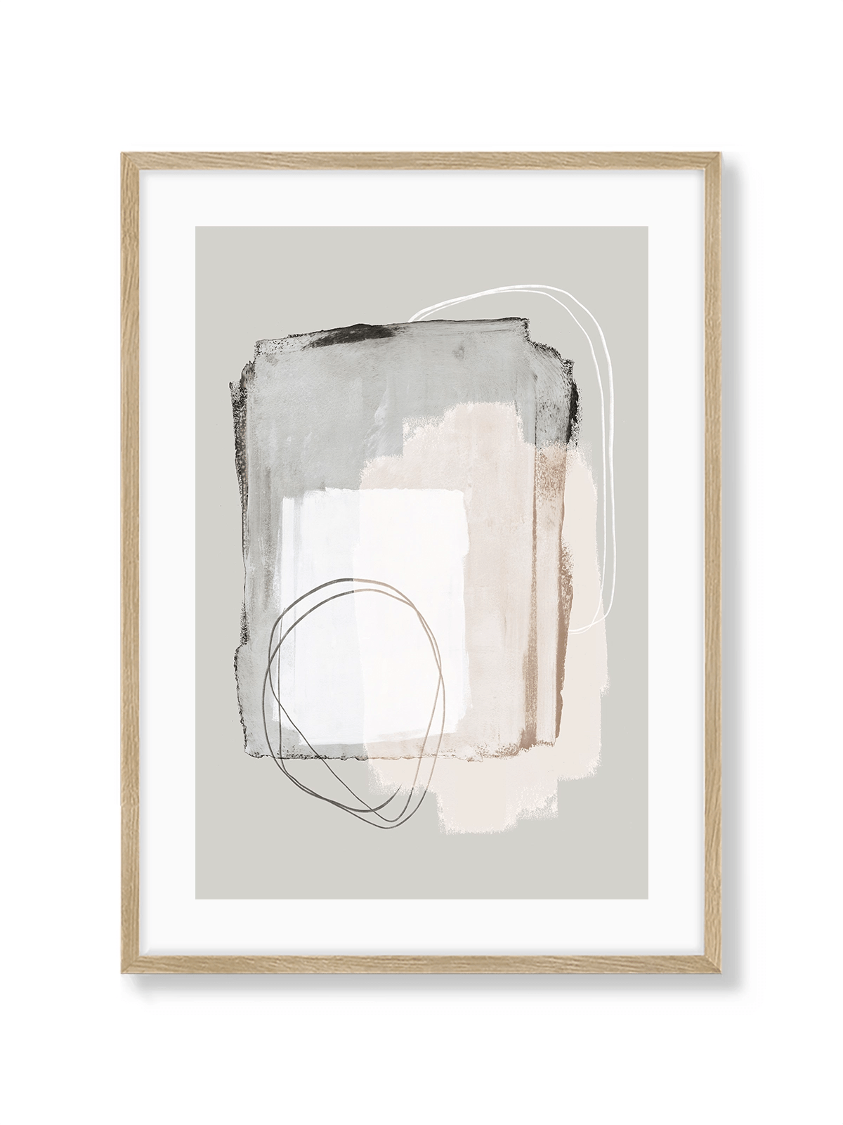 Abstract Brush Strokes 50 - Lámina de Mareike Böhmer - Decora tu casa en Nomadart