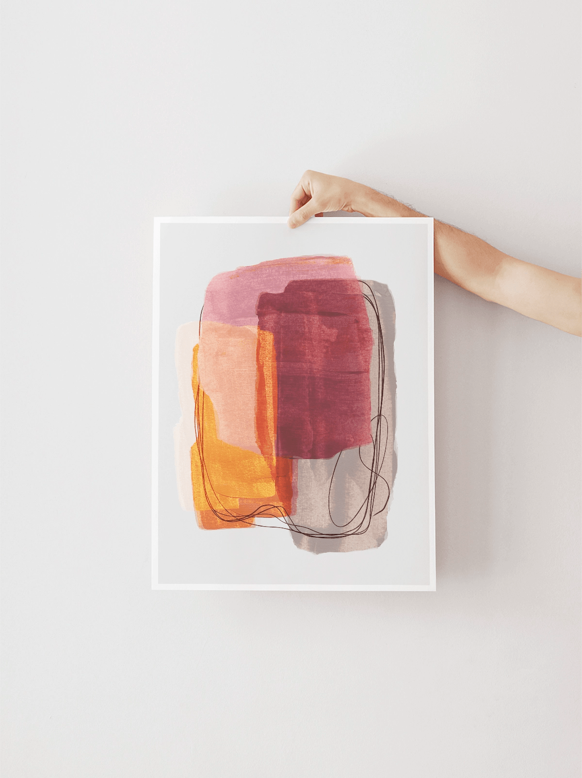 Abstract Brush Strokes 51 - Lámina de Mareike Böhmer - Decora tu casa en Nomadart