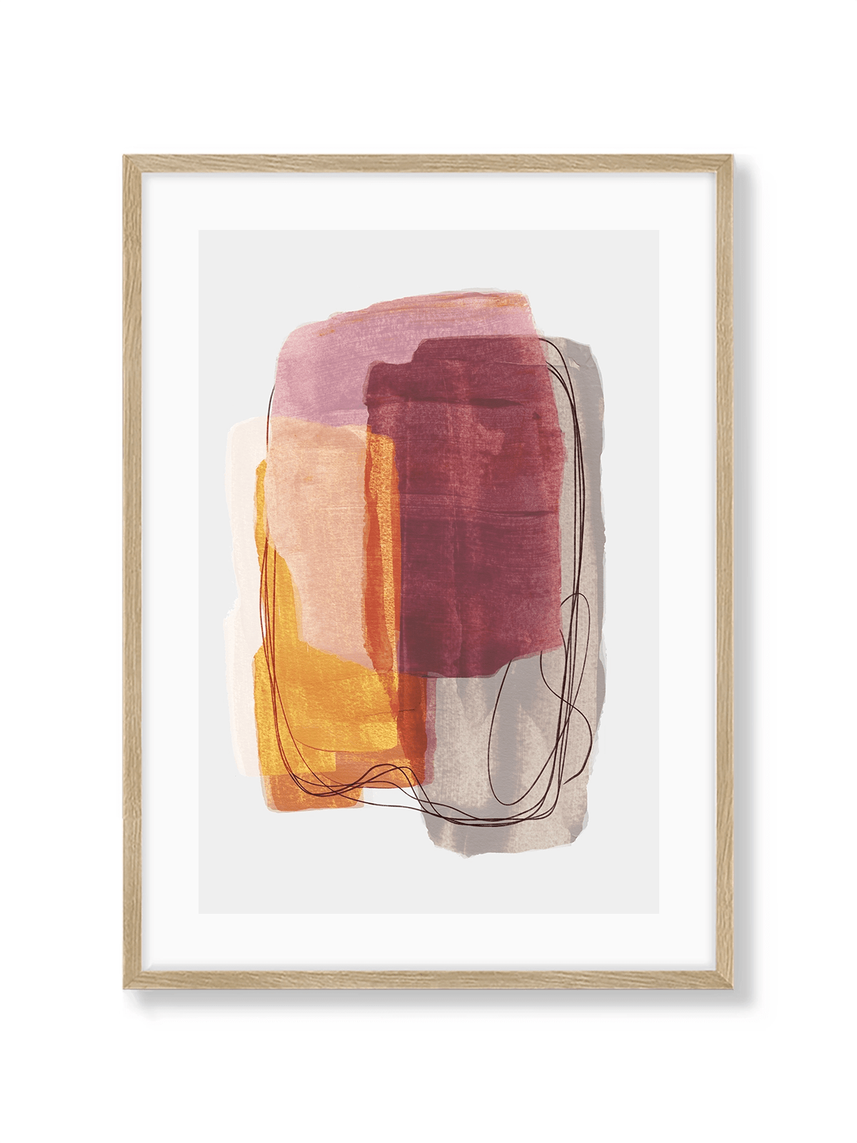 Abstract Brush Strokes 51 - Lámina de Mareike Böhmer - Decora tu casa en Nomadart