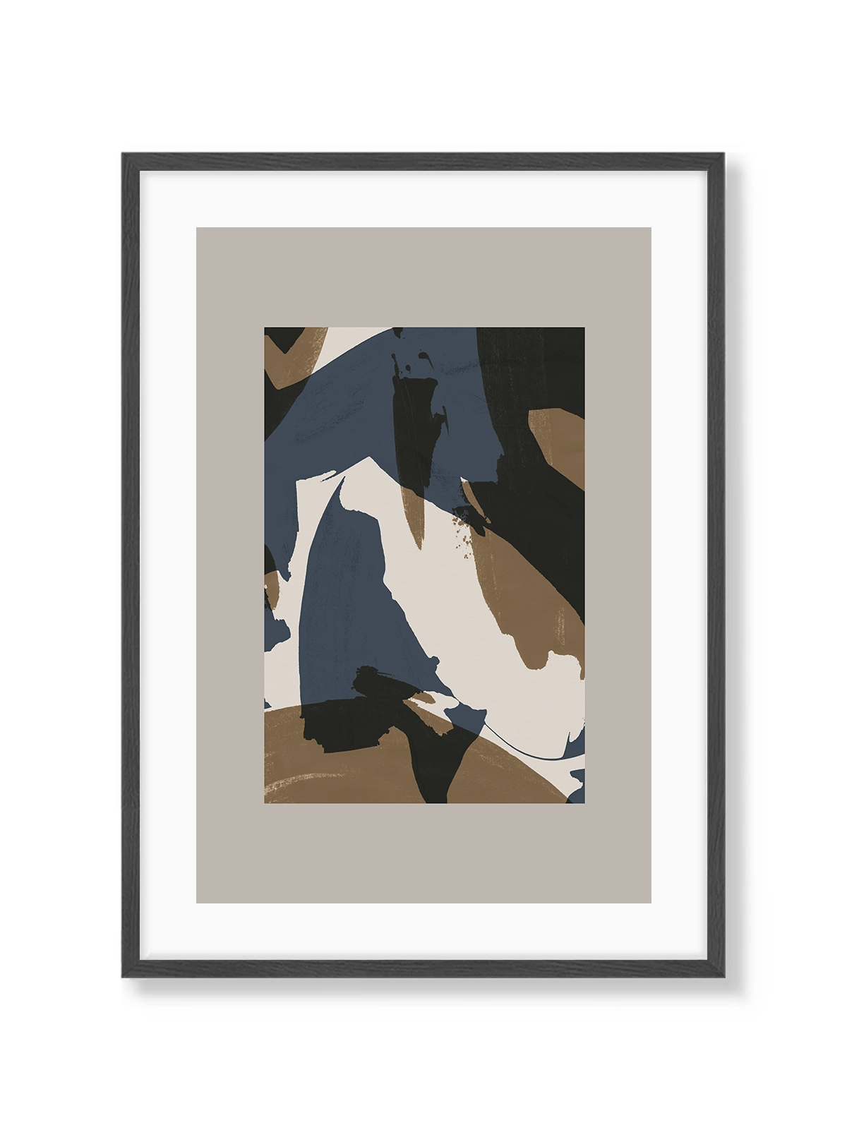 Abstract Brush Strokes 60 - Lámina de Mareike Böhmer - Decora tu casa en Nomadart