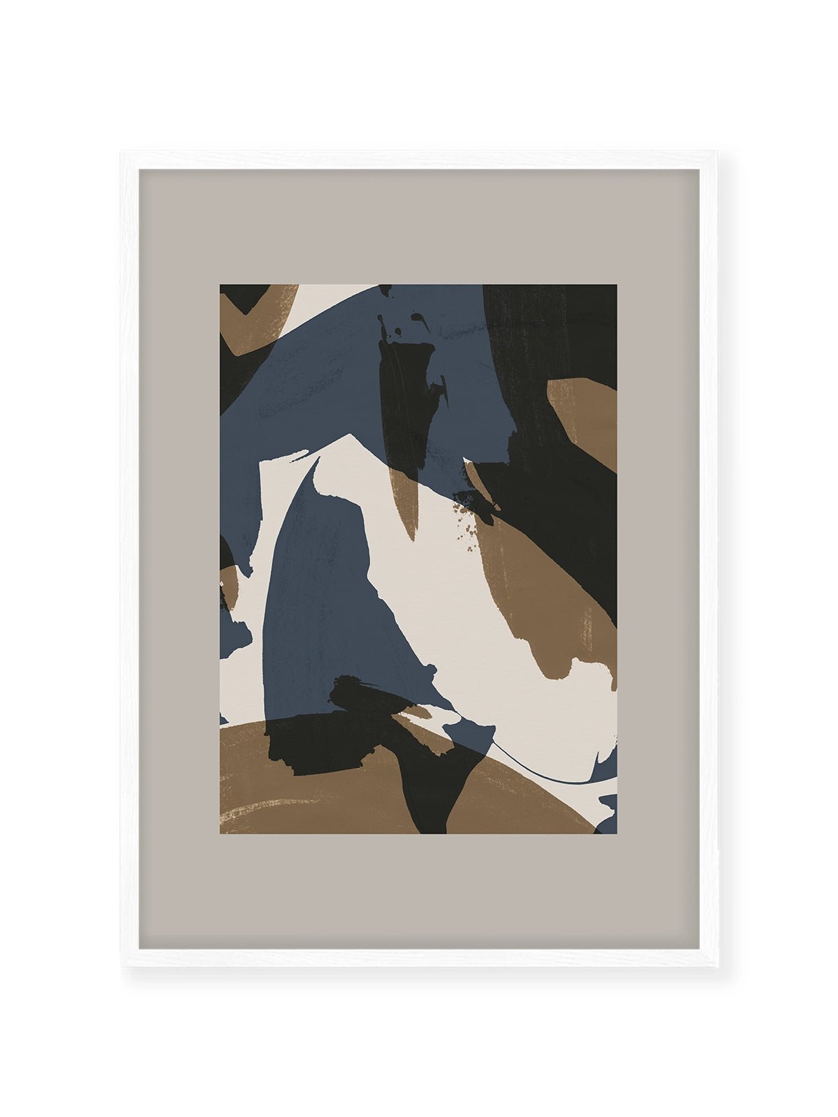 Abstract Brush Strokes 60 - Lámina de Mareike Böhmer - Decora tu casa en Nomadart