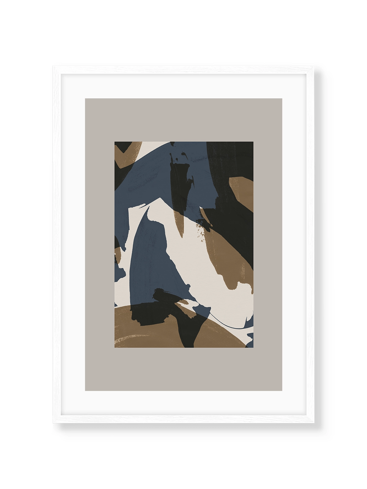 Abstract Brush Strokes 60 - Lámina de Mareike Böhmer - Decora tu casa en Nomadart