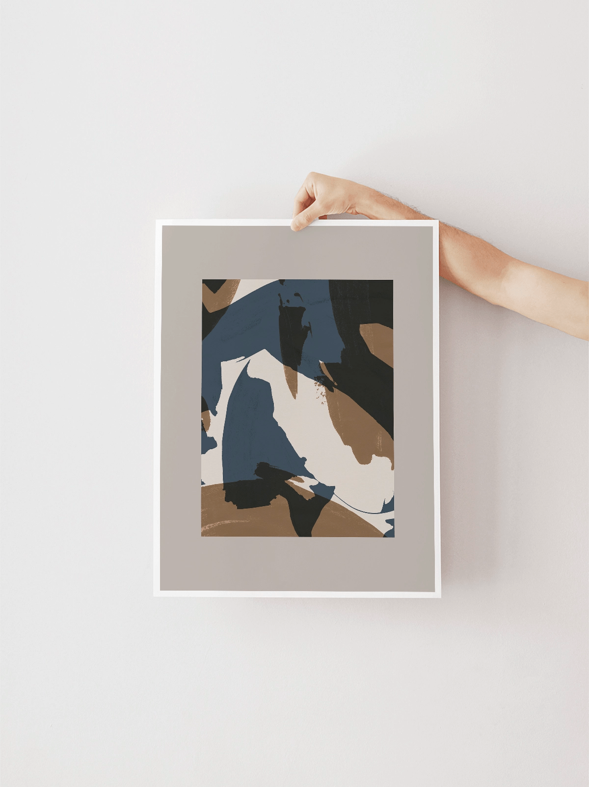 Abstract Brush Strokes 60 - Lámina de Mareike Böhmer - Decora tu casa en Nomadart