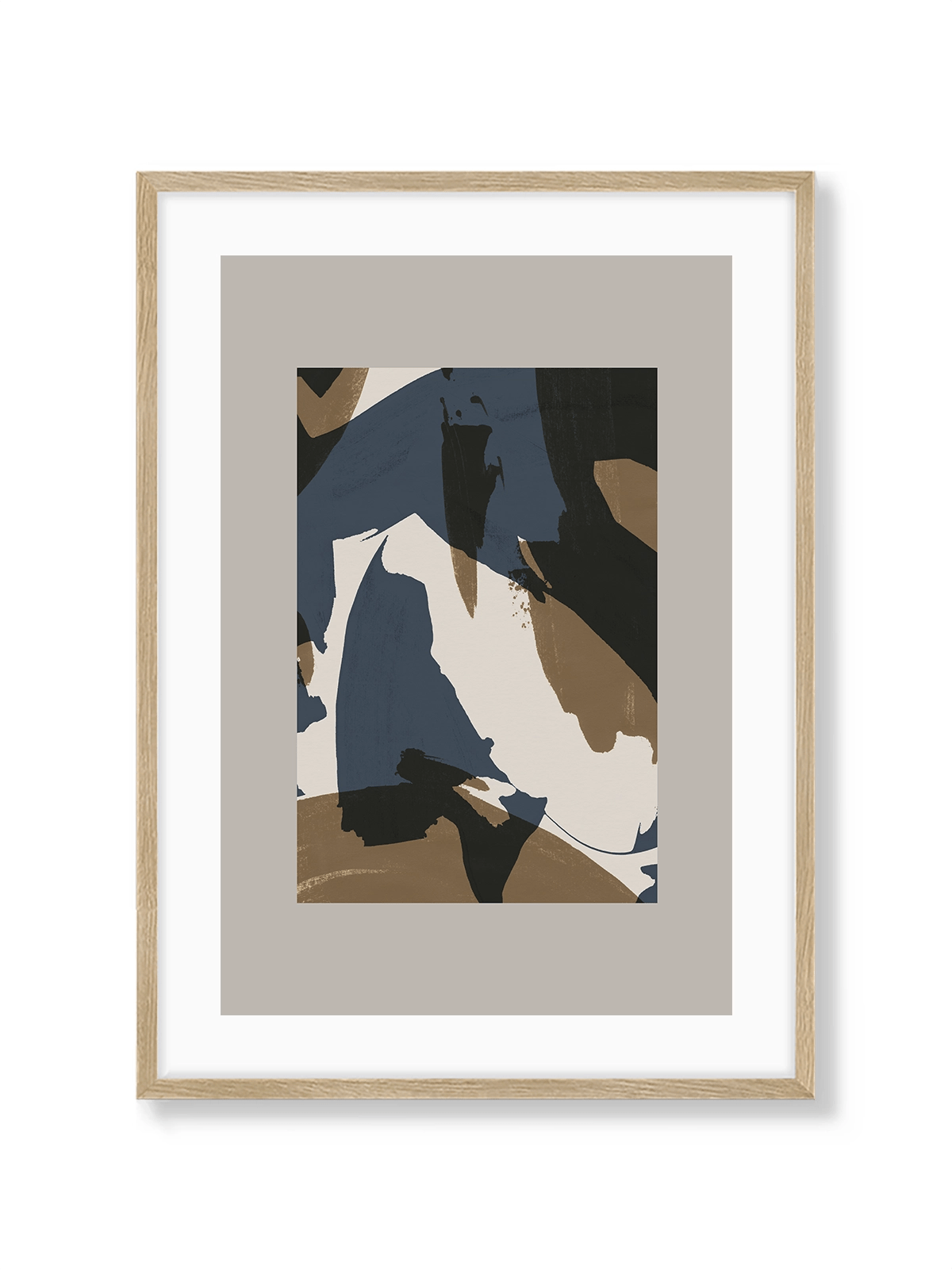 Abstract Brush Strokes 60 - Lámina de Mareike Böhmer - Decora tu casa en Nomadart