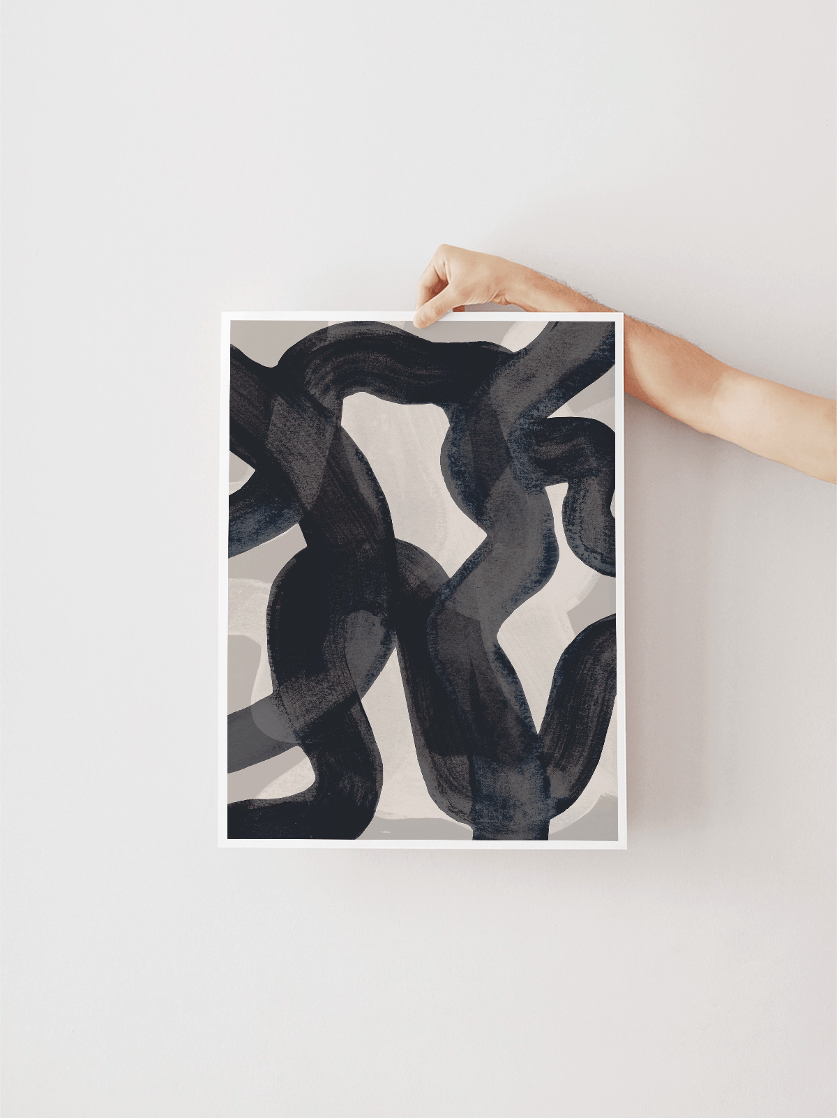 Abstract Brush Strokes 65 - Lámina de Mareike Böhmer - Decora tu casa en Nomadart