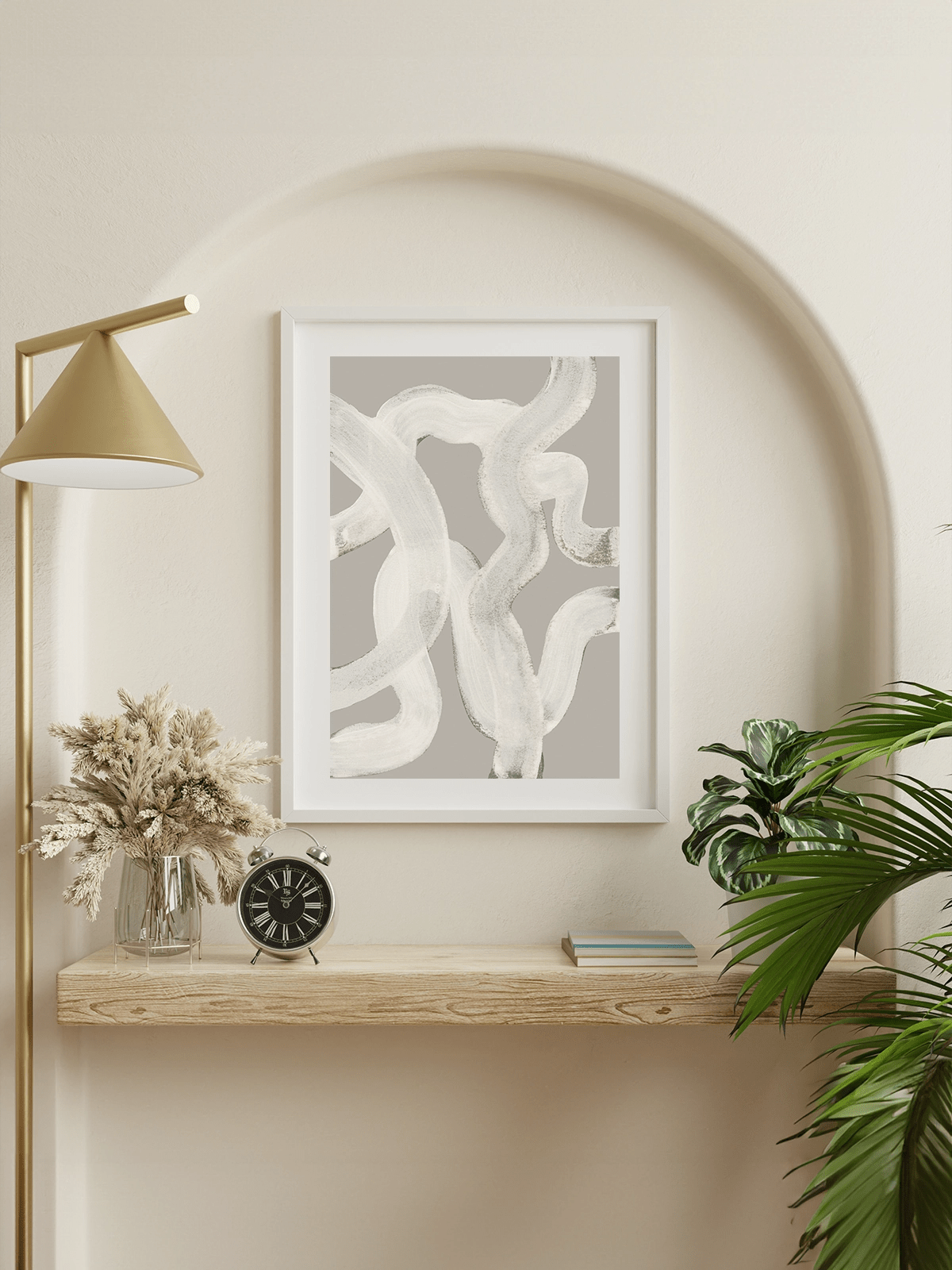 Abstract Brush Strokes 65Y - Lámina de Mareike Böhmer - Decora tu casa en Nomadart