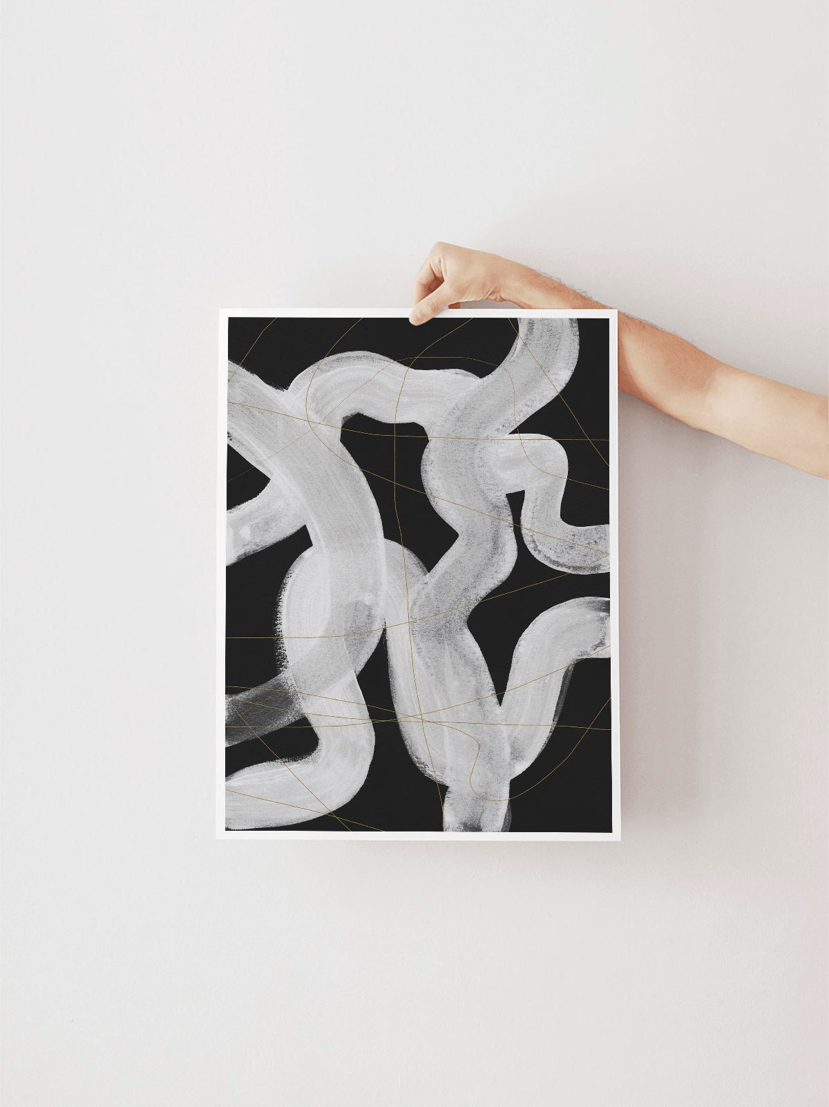 Abstract Brush Strokes 65Z - Lámina de Mareike Böhmer - Decora tu casa en Nomadart