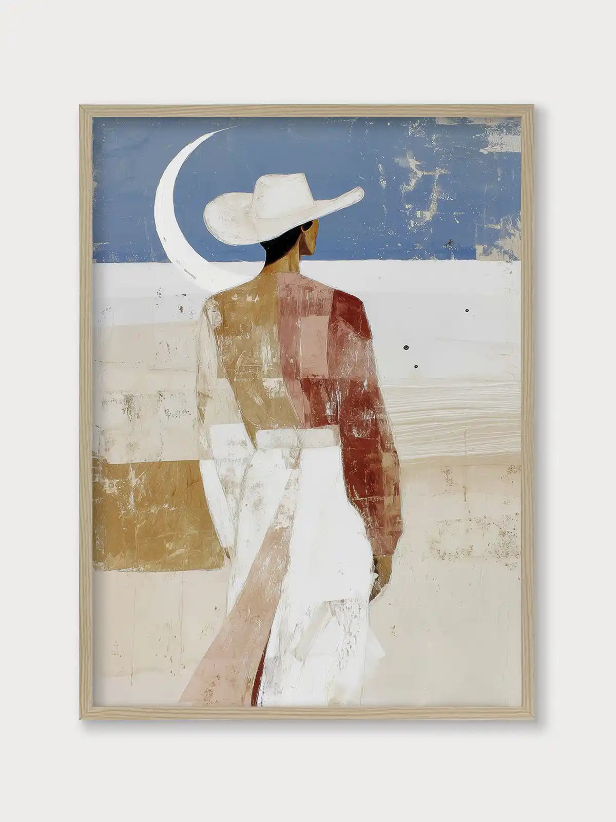 Cowboy under the Moon - Nomadart