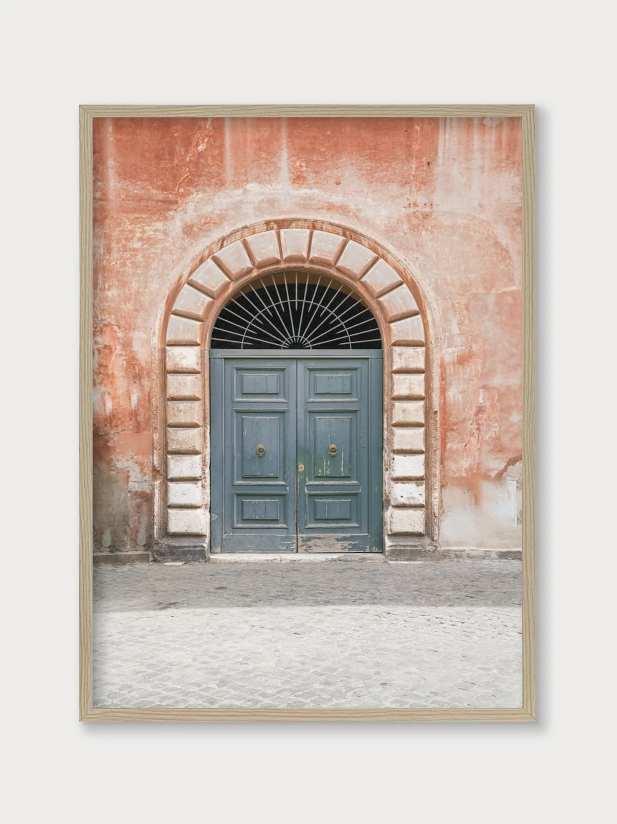 Blue Door in Rome - Nomadart