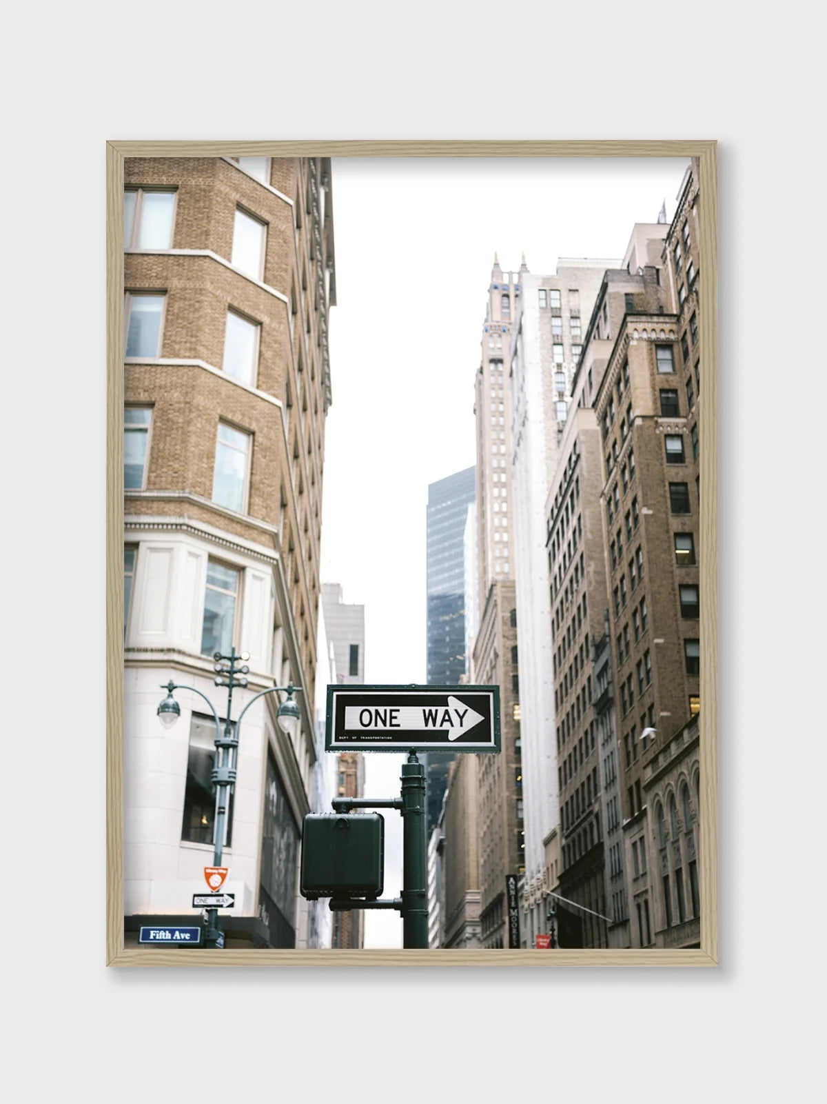 One way Sign