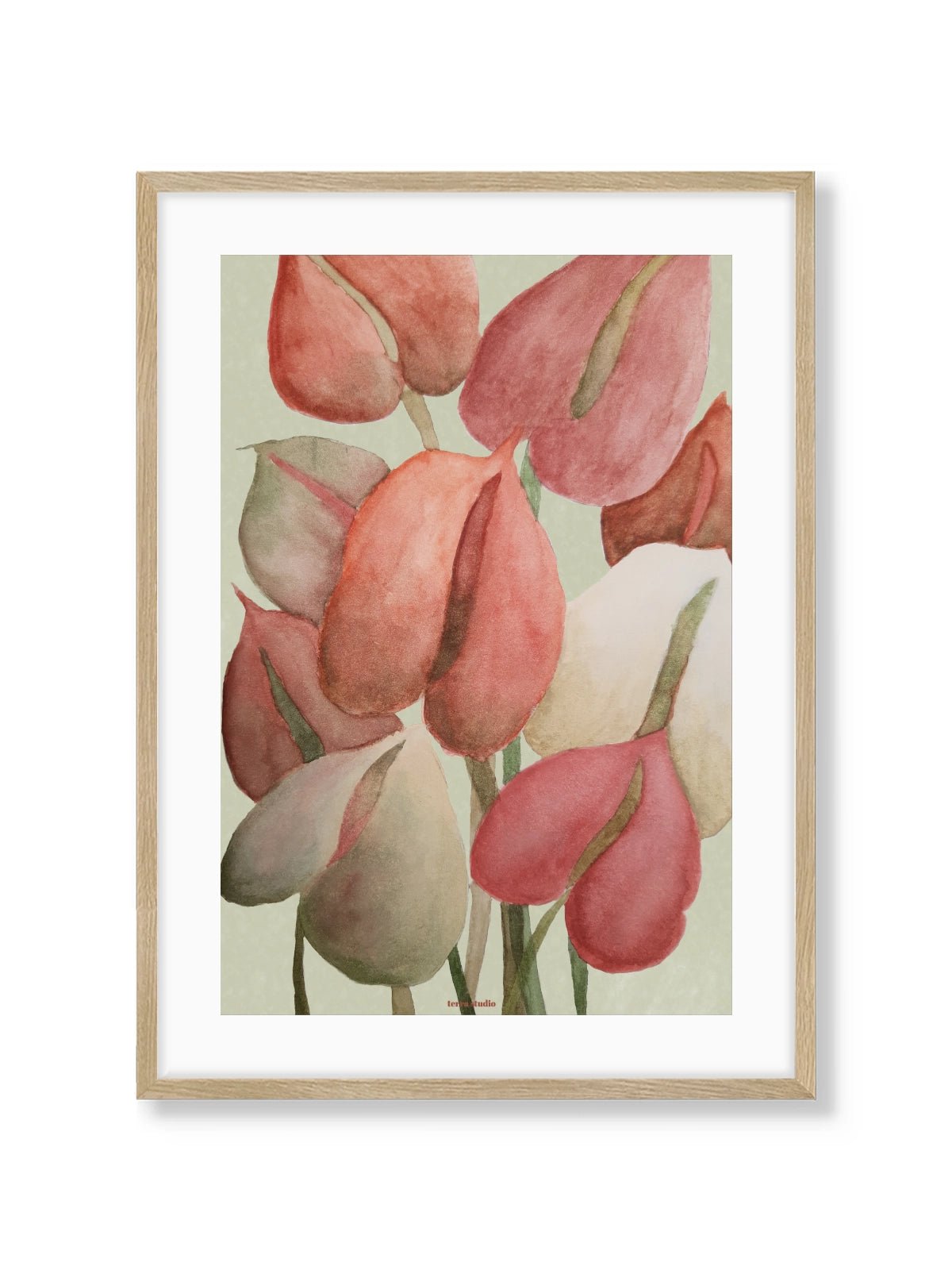 Anthurium - Una Lámina de Terra Studio - Decora tu casa en Nomadart