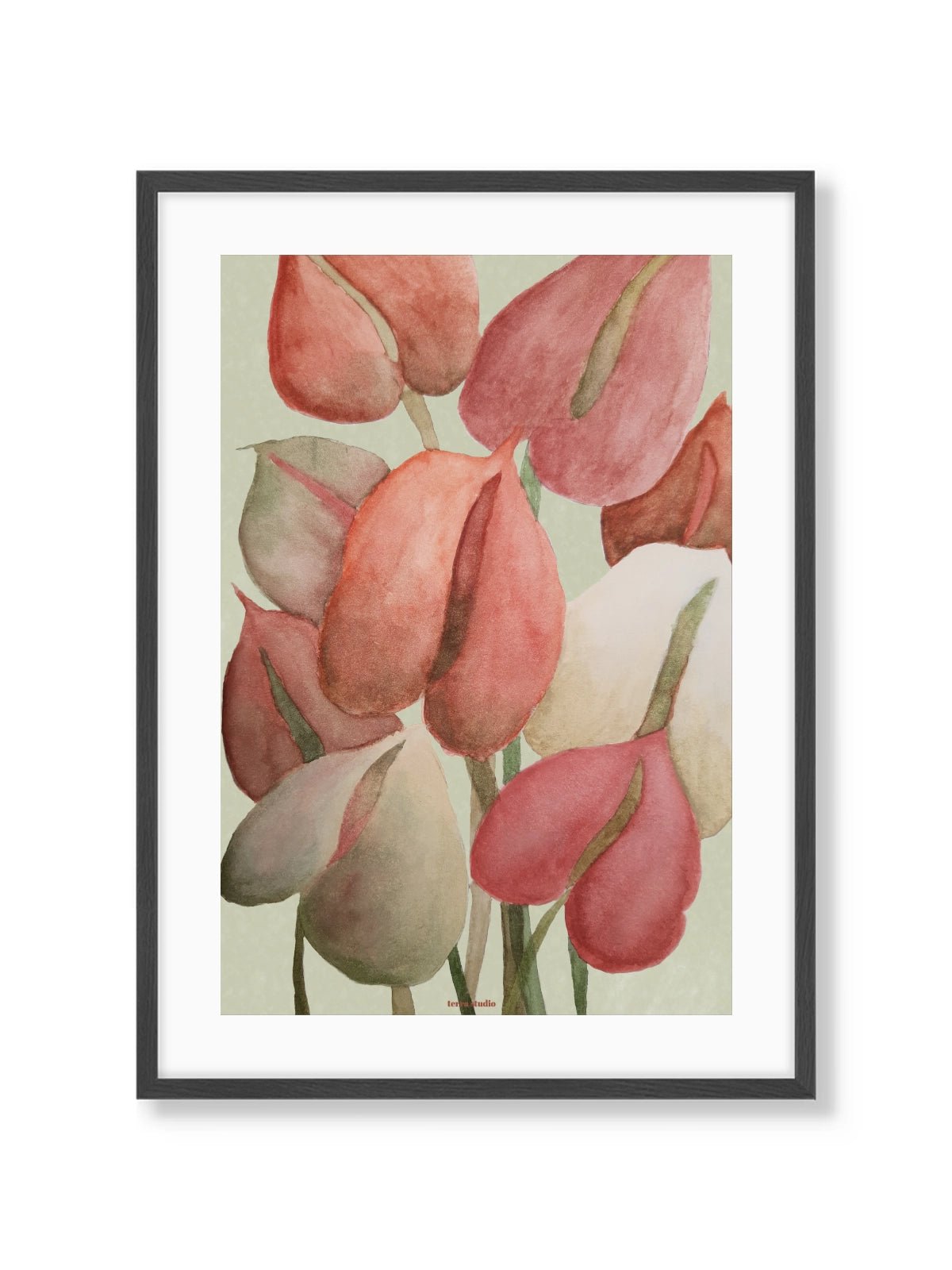 Anthurium - Una Lámina de Terra Studio - Decora tu casa en Nomadart