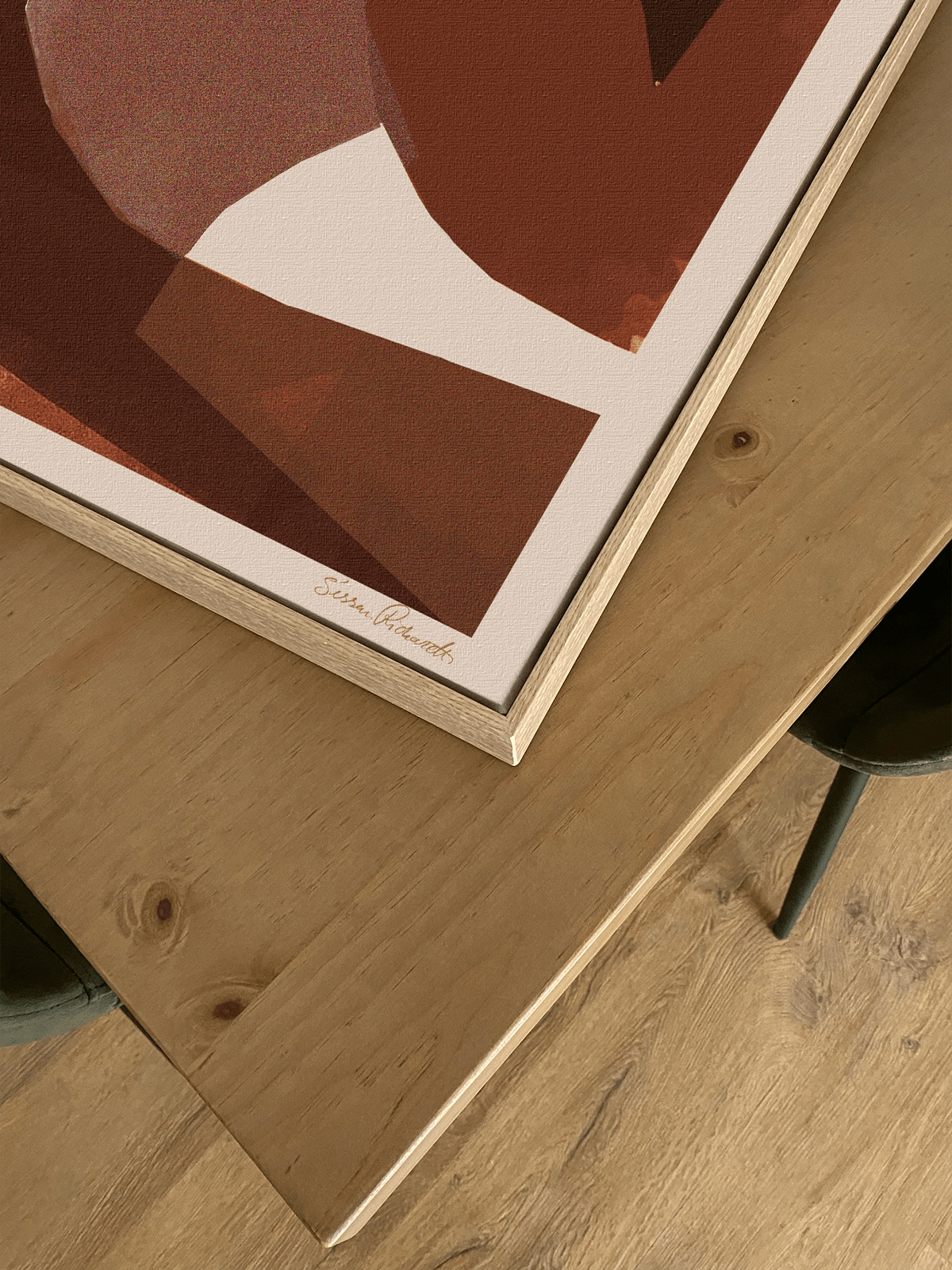 Brown Shapes - Una Lámina de Sissan Richardt - Decora tu casa en Nomadart