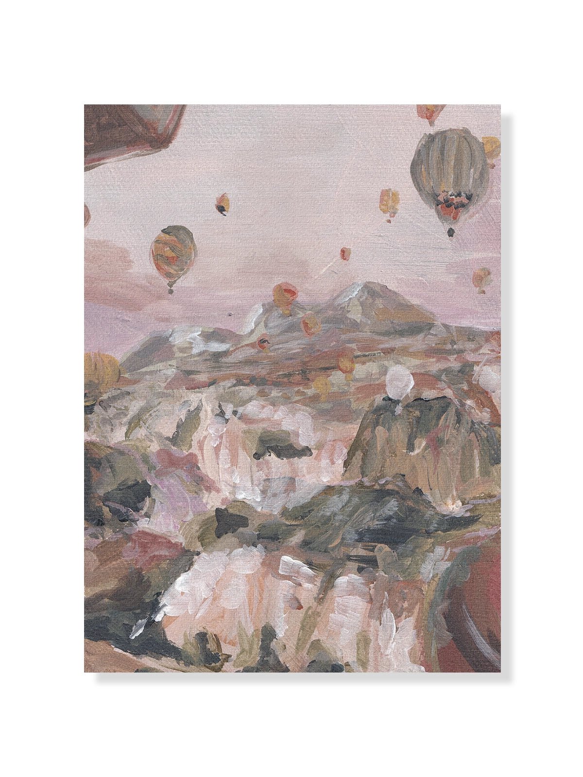 Cappadocia - Una Lámina de Alice Kwan - Decora tu casa en Nomadart