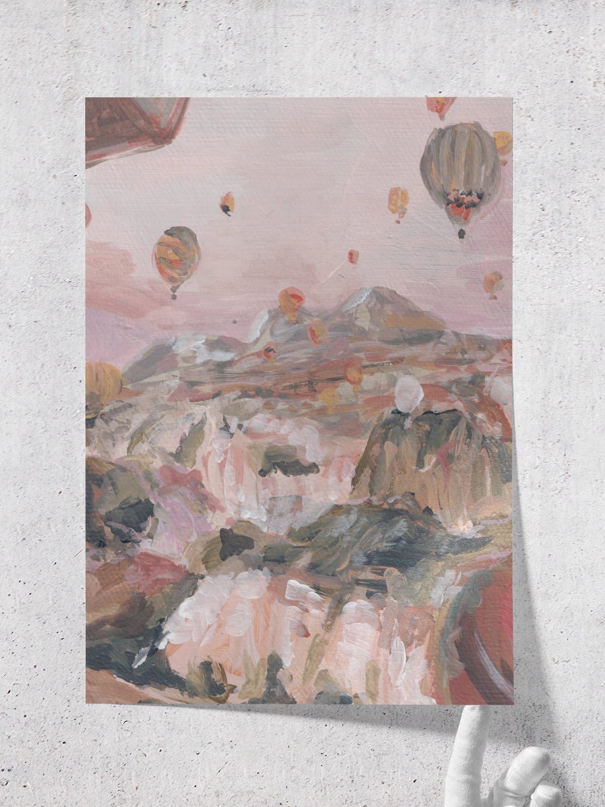 Cappadocia - Una Lámina de Alice Kwan - Decora tu casa en Nomadart