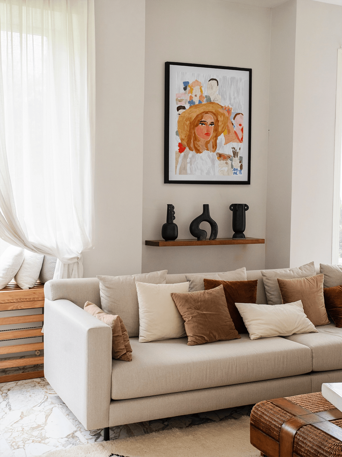 Carla - Una Lámina de Ana Clerici - Decora tu casa en Nomadart