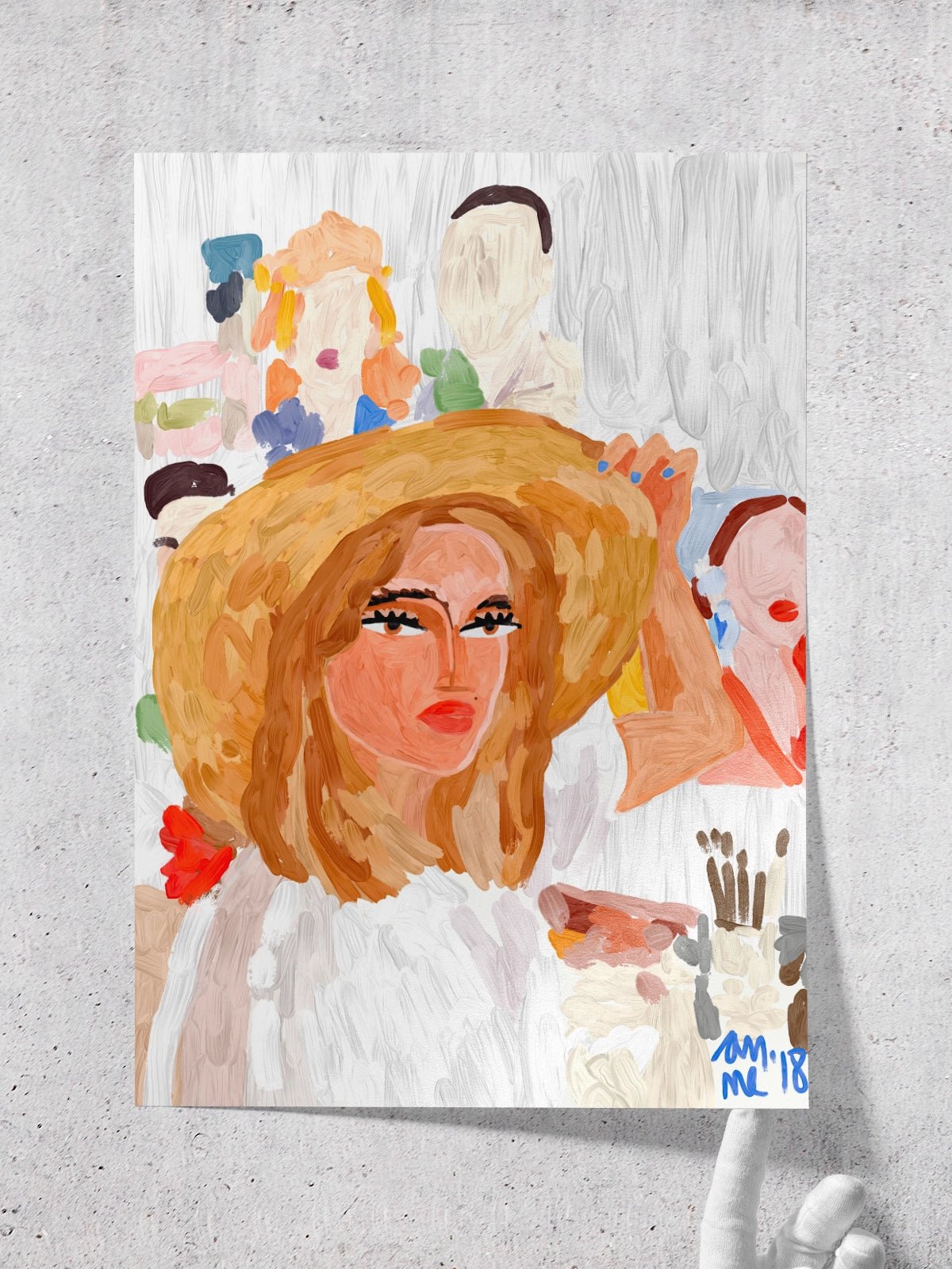 Carla - Una Lámina de Ana Clerici - Decora tu casa en Nomadart